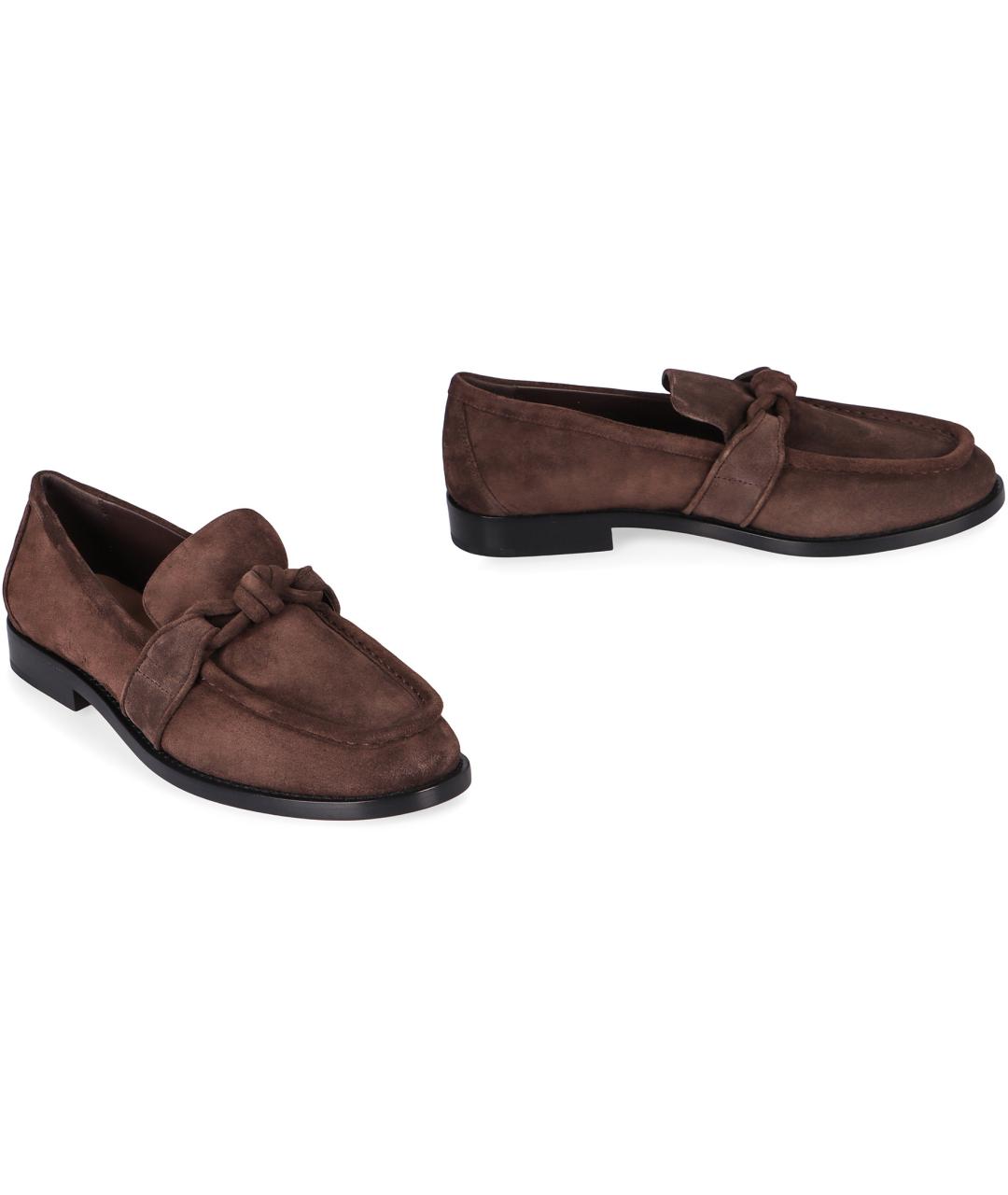 BOTTEGA VENETA Коричневые замшевые лоферы, фото 2