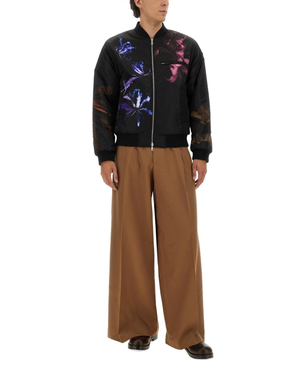 DRIES VAN NOTEN Черная полиамидовая куртка, фото 5