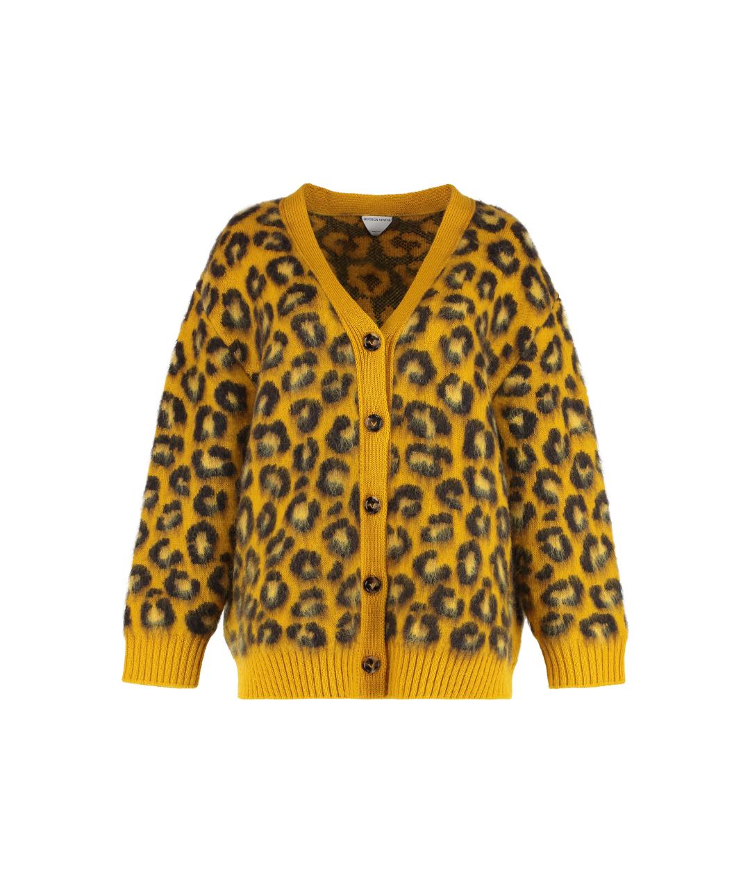 BOTTEGA VENETA Мульти шерстяной кардиган, фото 1