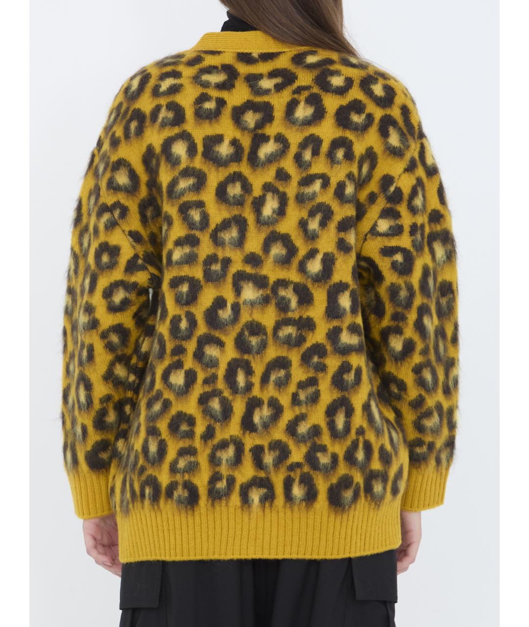 BOTTEGA VENETA Мульти шерстяной кардиган, фото 4