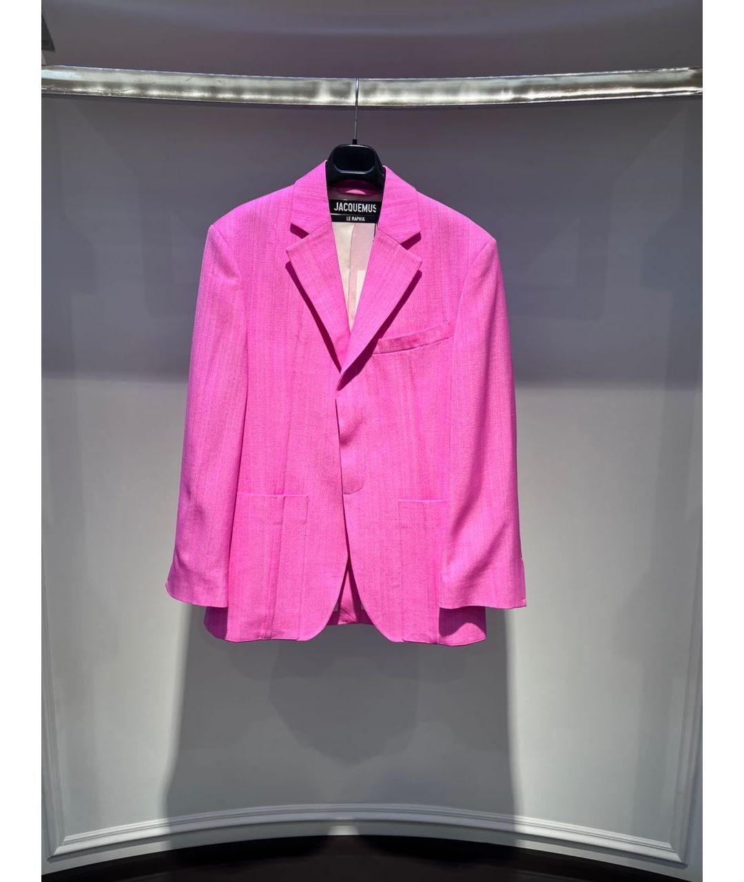 JACQUEMUS Фуксия вискозный жакет/пиджак, фото 2
