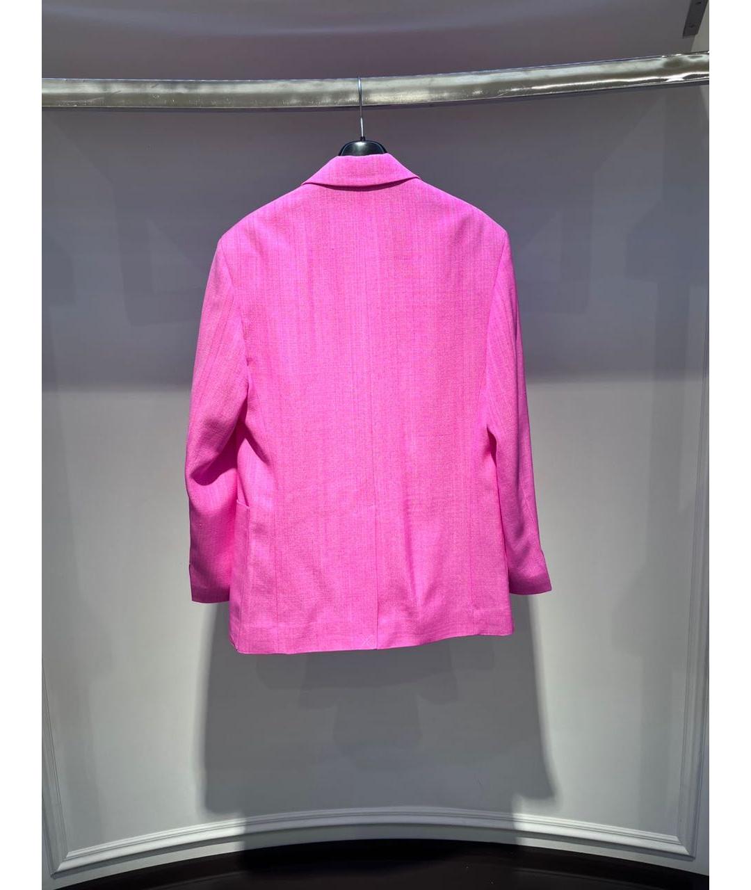 JACQUEMUS Фуксия вискозный жакет/пиджак, фото 3