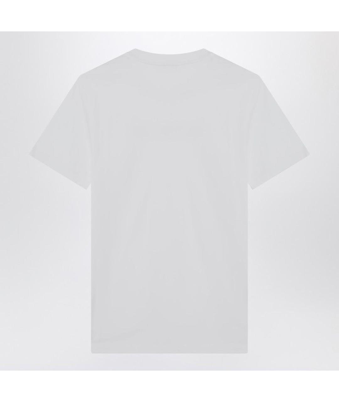 MONCLER Белая хлопковая футболка, фото 2