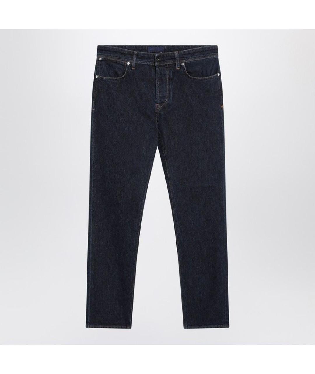 STONE ISLAND Синие хлопковые джинсы скинни, фото 3