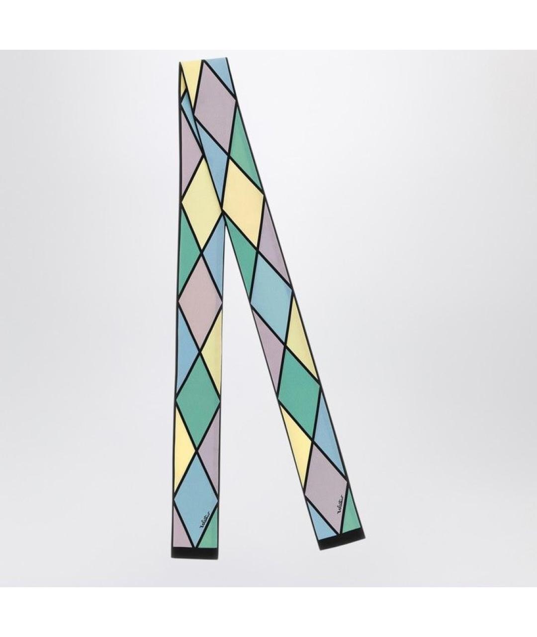 VALENTINO Мульти шелковый шарф, фото 2