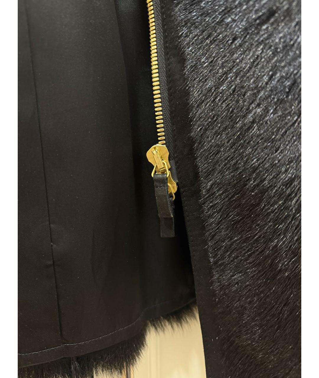 EMPORIO ARMANI Темно-синее замшевое пальто, фото 4