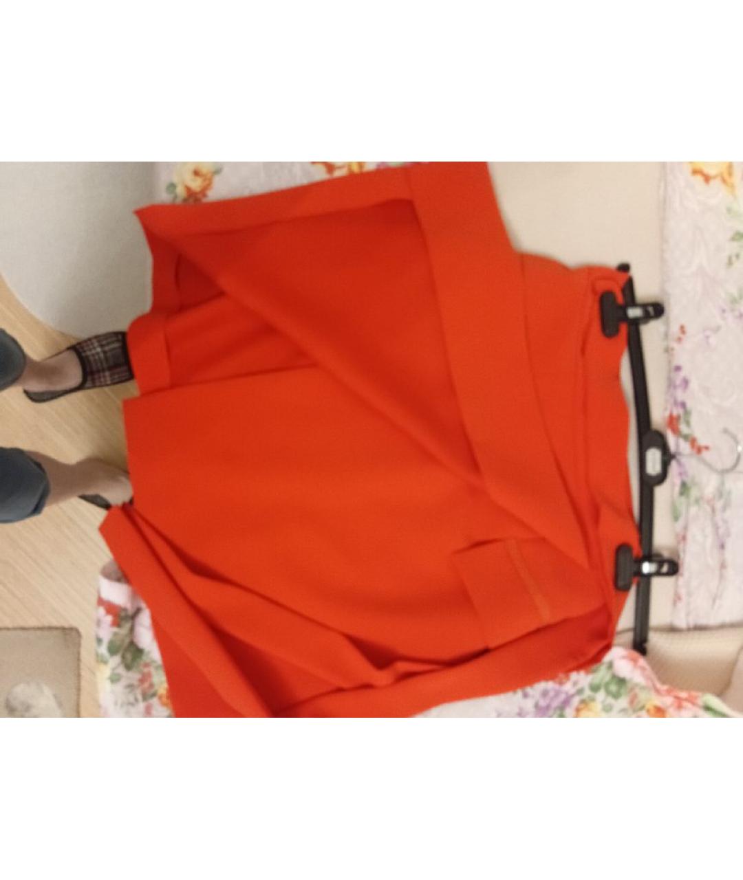 ICEBERG Красная полиэстеровая юбка миди, фото 5