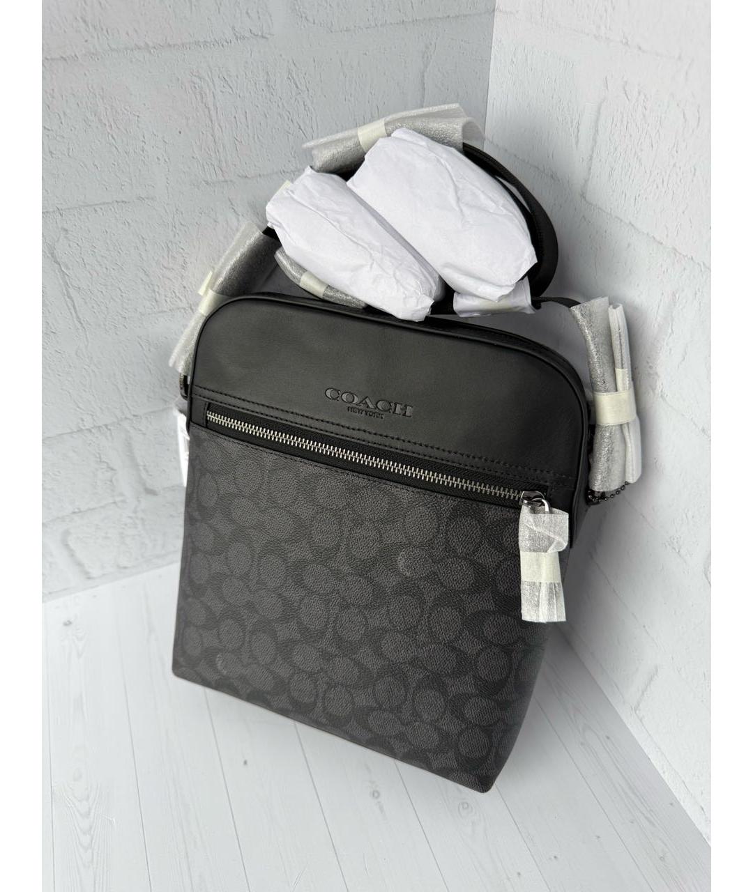 COACH Черная сумка на плечо, фото 2