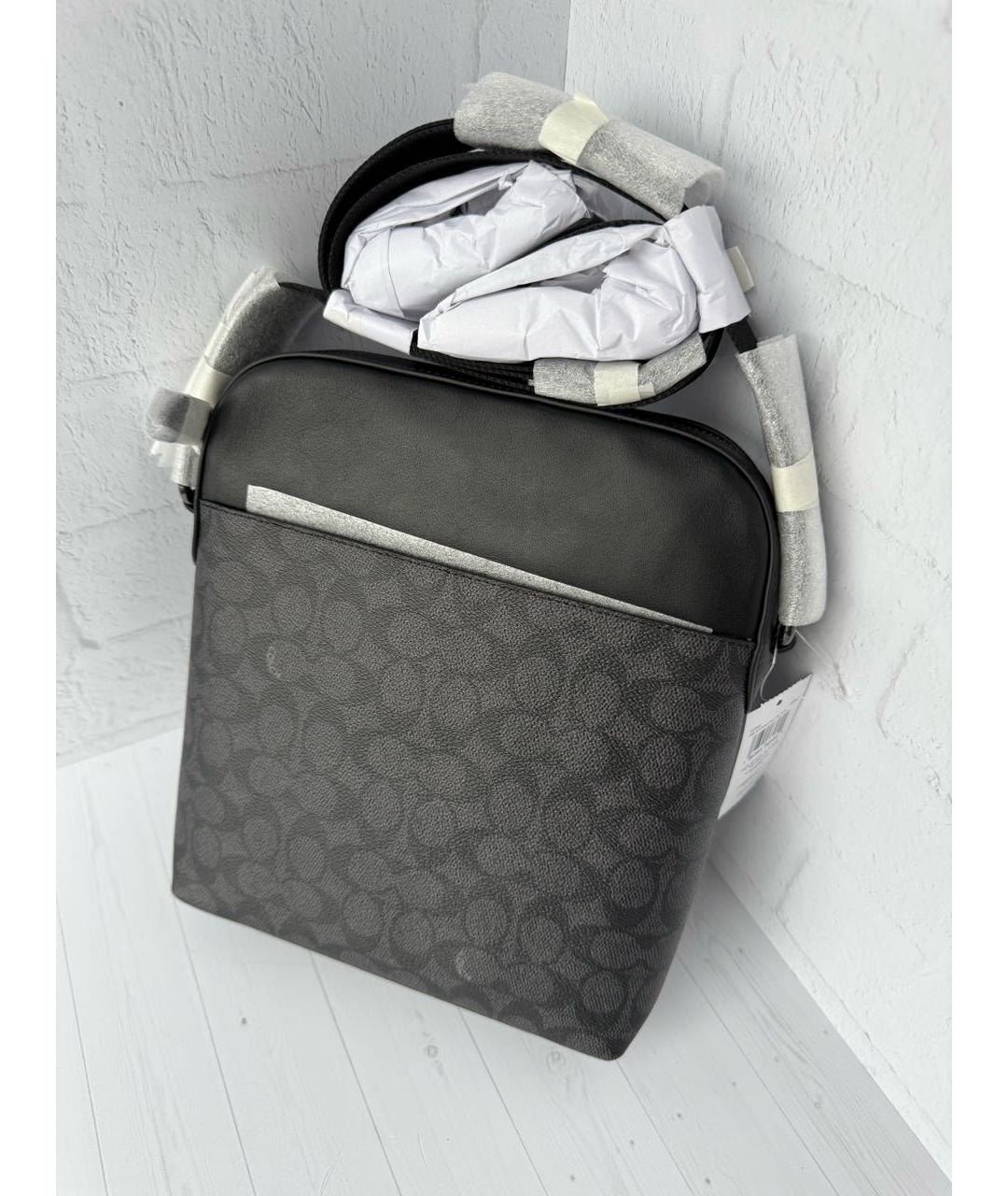 COACH Черная сумка на плечо, фото 3