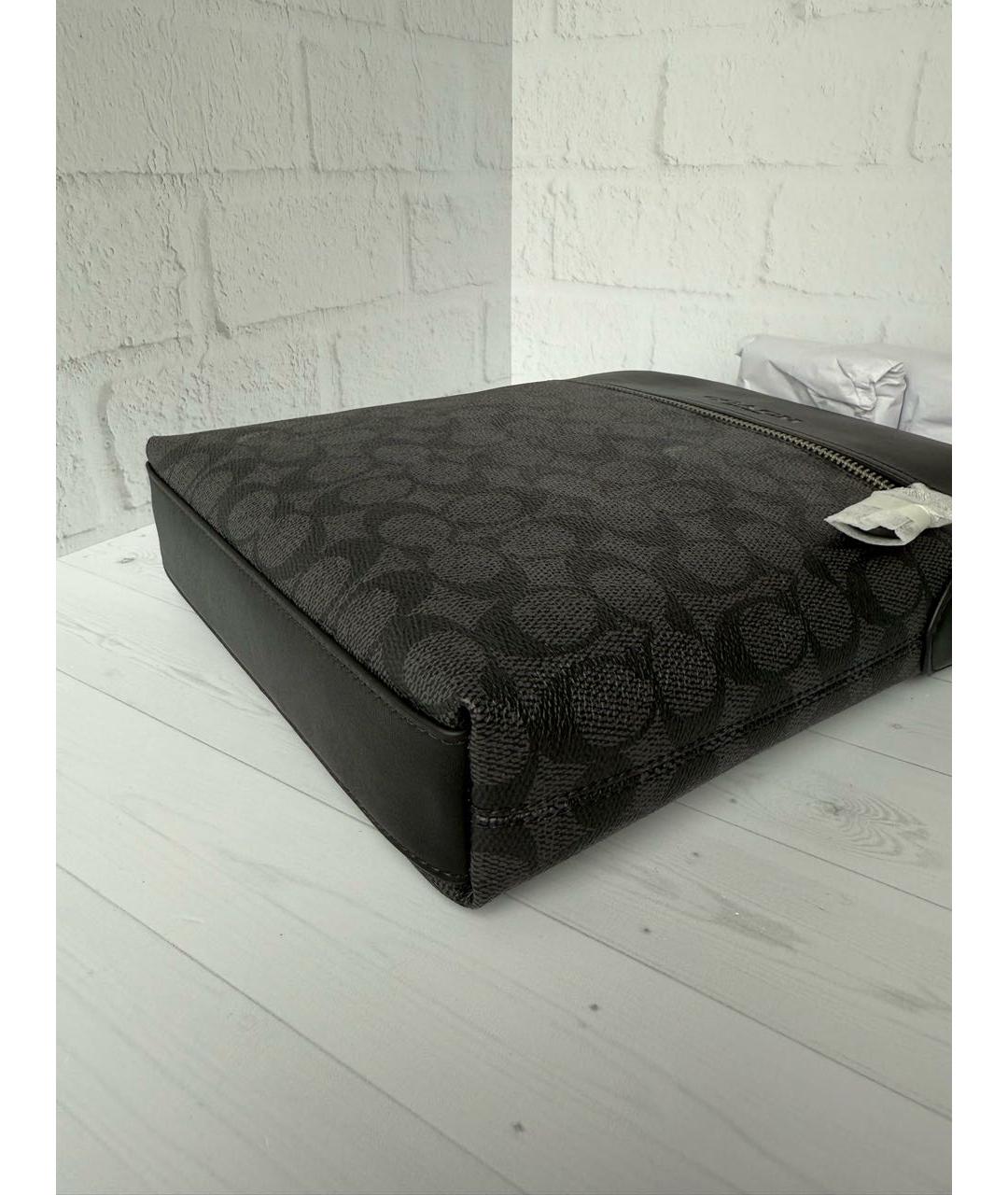 COACH Черная сумка на плечо, фото 8