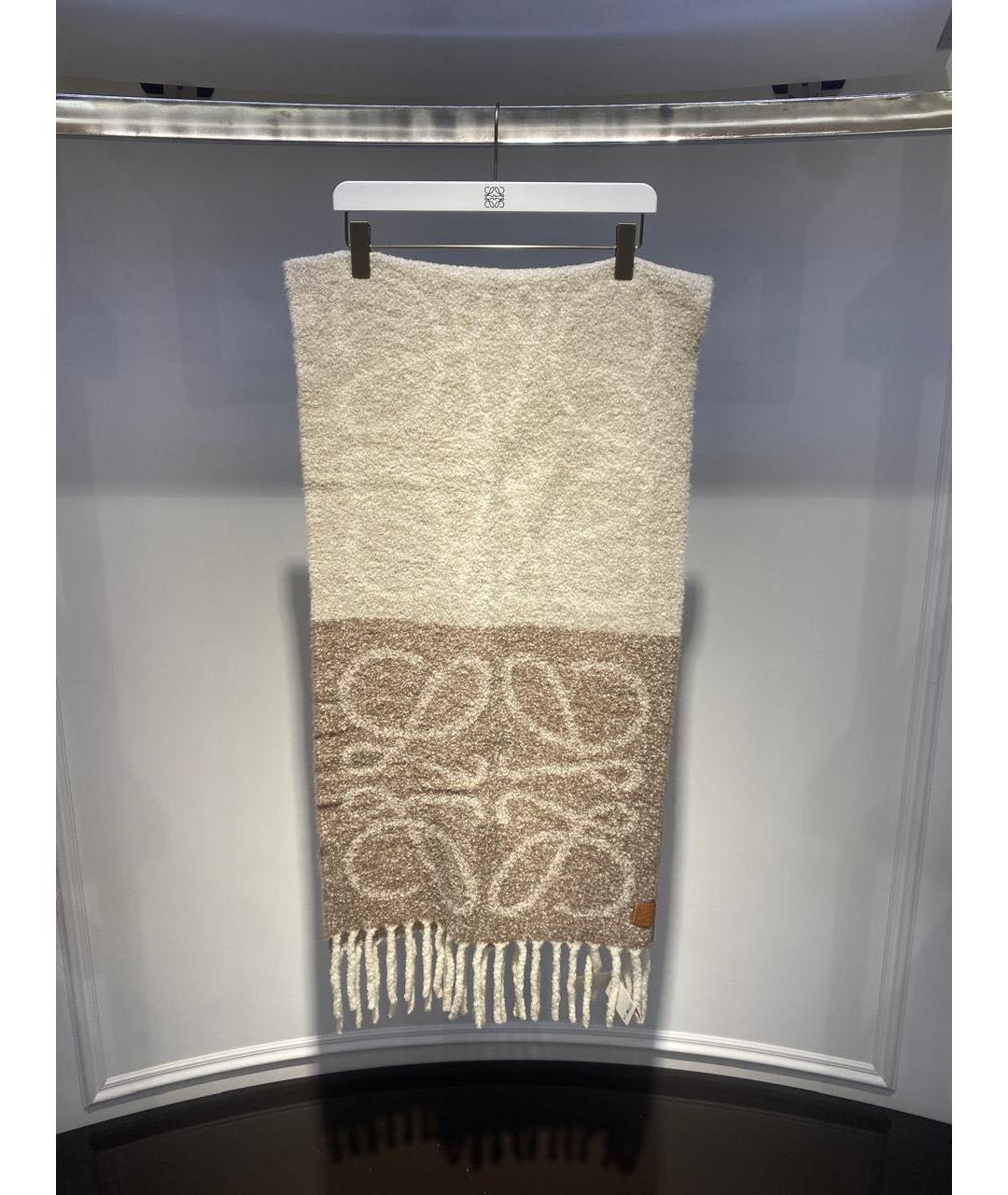 LOEWE Мульти шерстяной шарф, фото 2