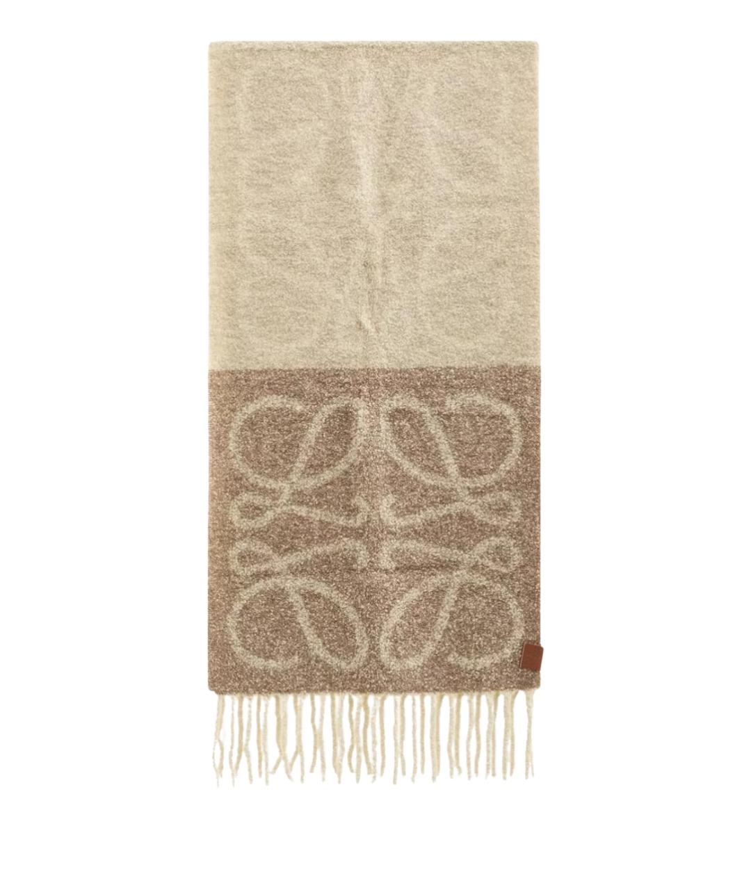 LOEWE Мульти шерстяной шарф, фото 1