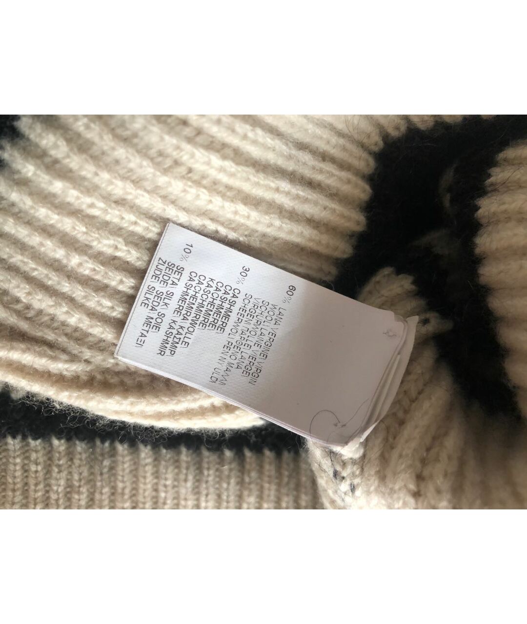 BRUNELLO CUCINELLI Антрацитовый кашемировый джемпер / свитер, фото 6