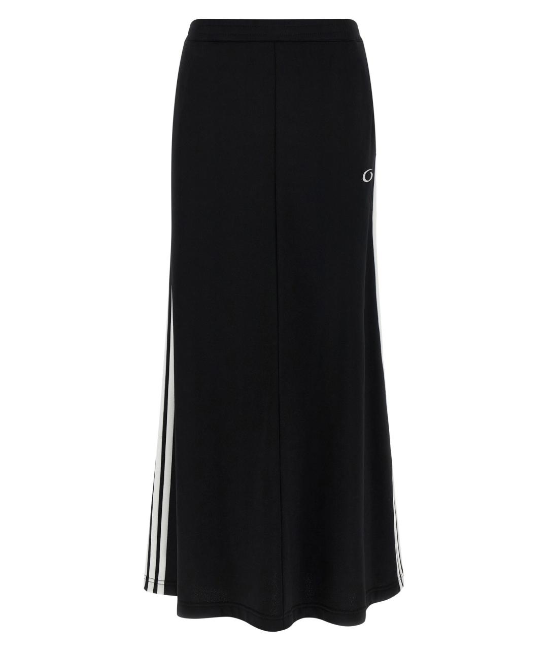 BALENCIAGA Черная полиамидовая юбка макси, фото 5