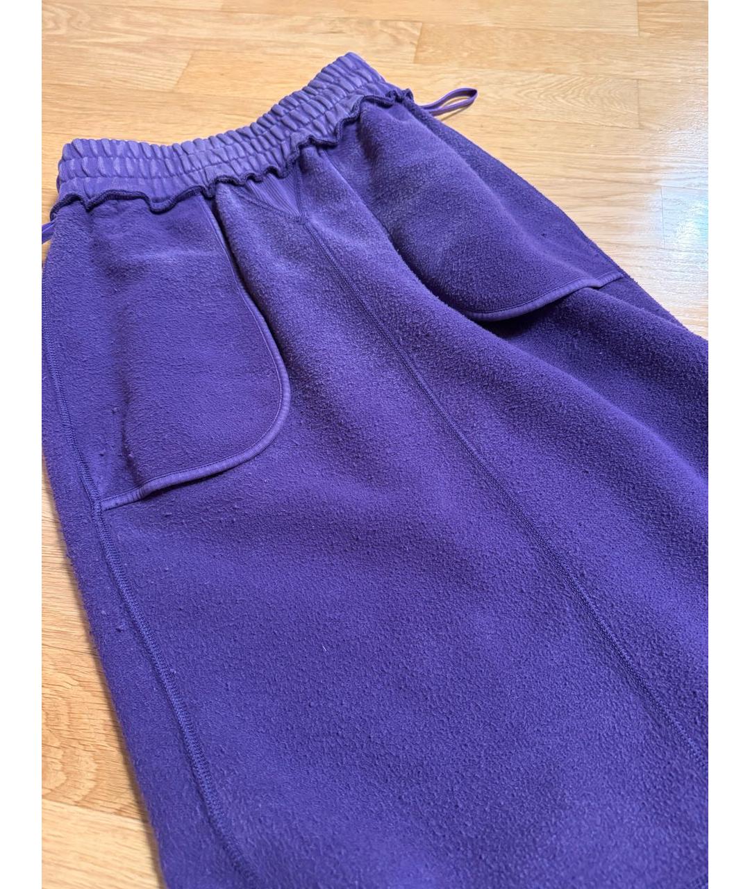 MIU MIU Фиолетовая юбка миди, фото 5