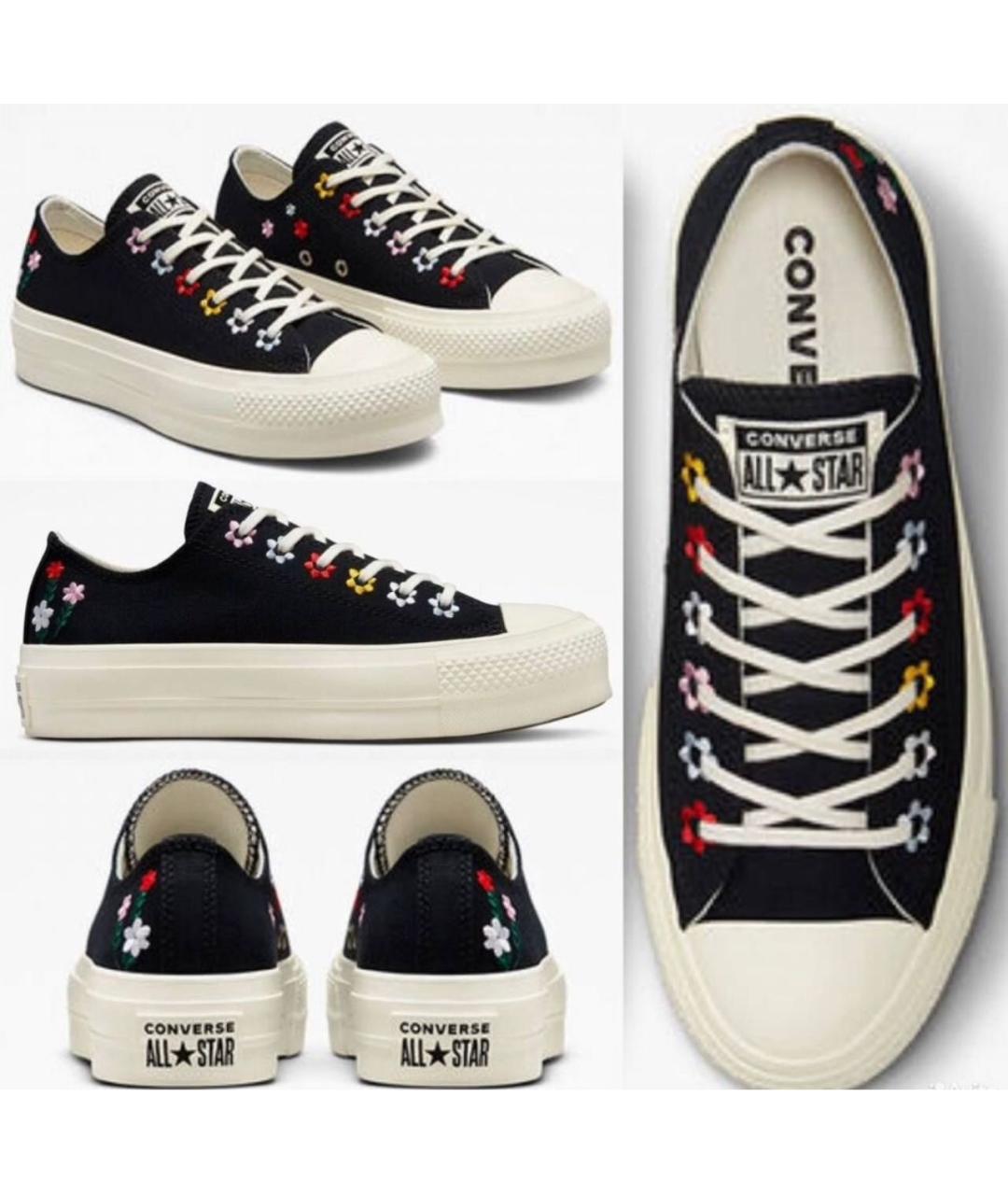 CONVERSE Черные текстильные кеды, фото 6