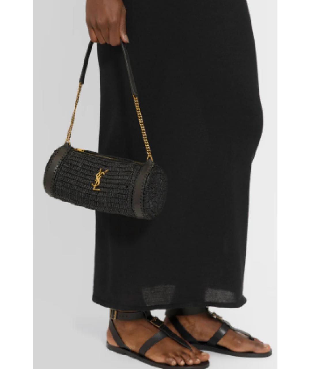 SAINT LAURENT Черная сумка через плечо, фото 4
