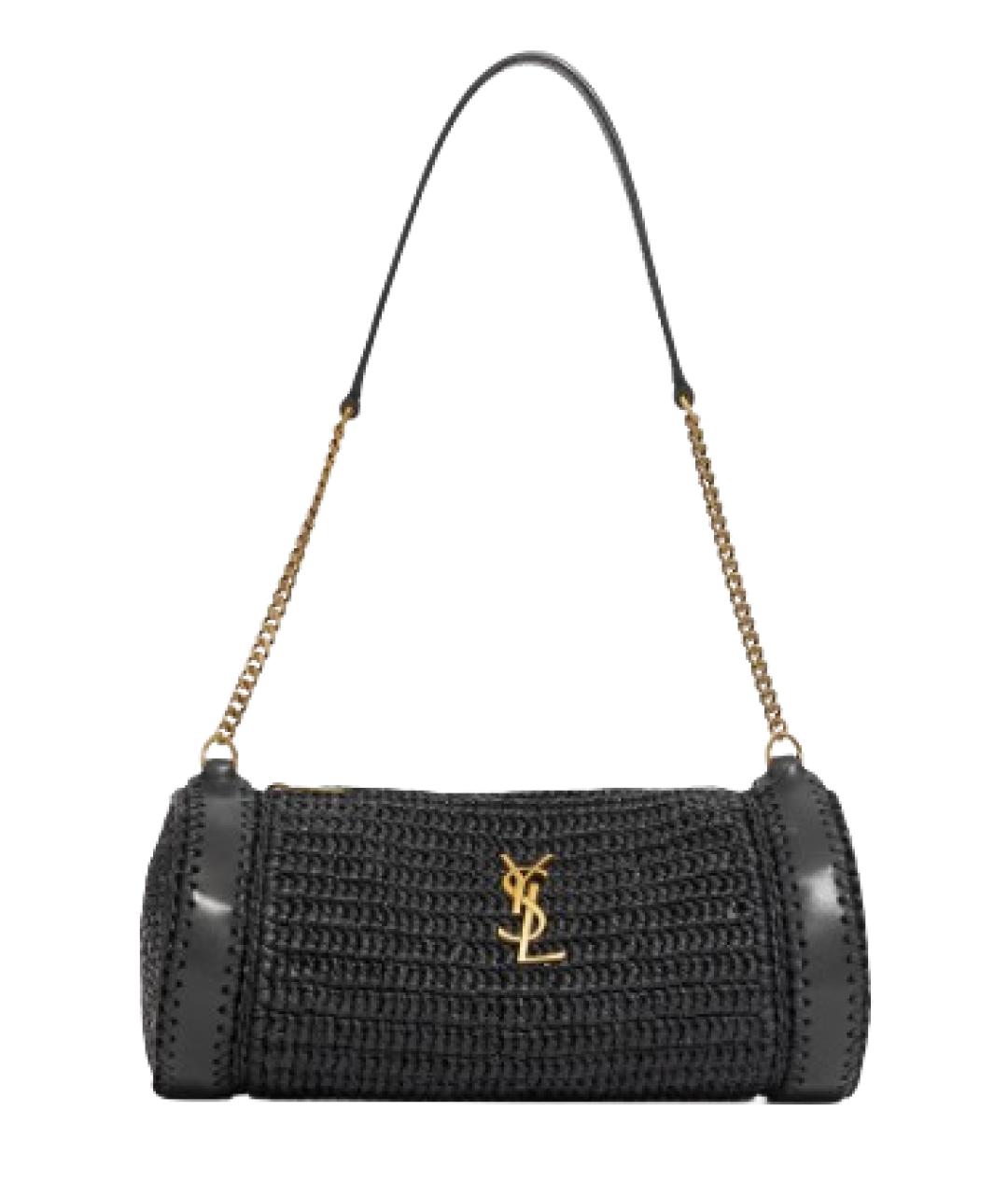 SAINT LAURENT Черная сумка через плечо, фото 1