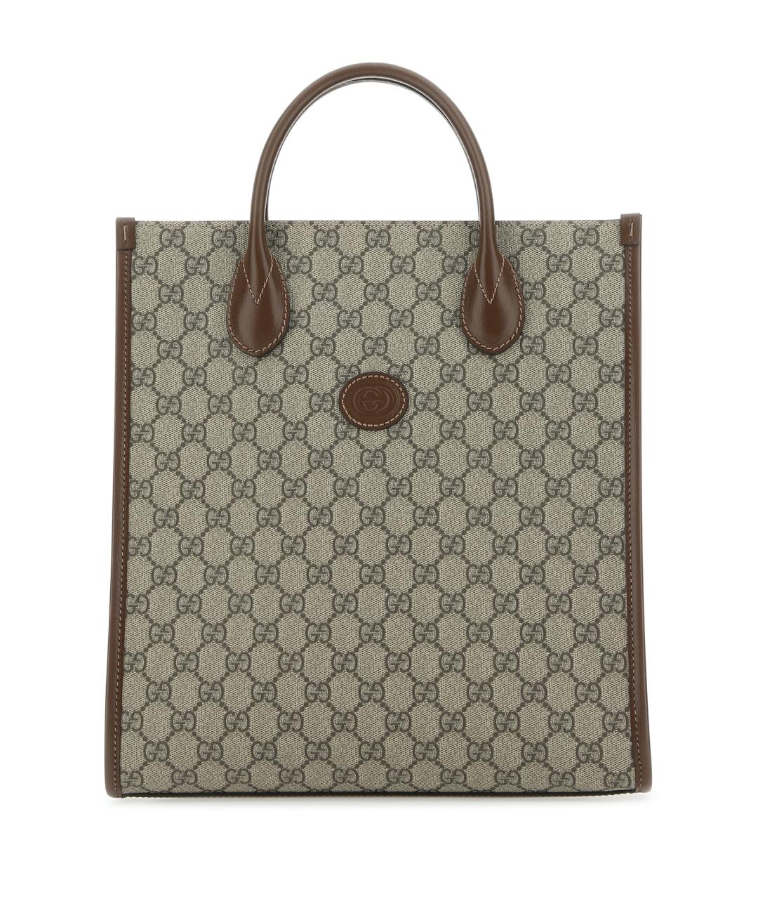 GUCCI Мульти жаккардовая сумка тоут, фото 1