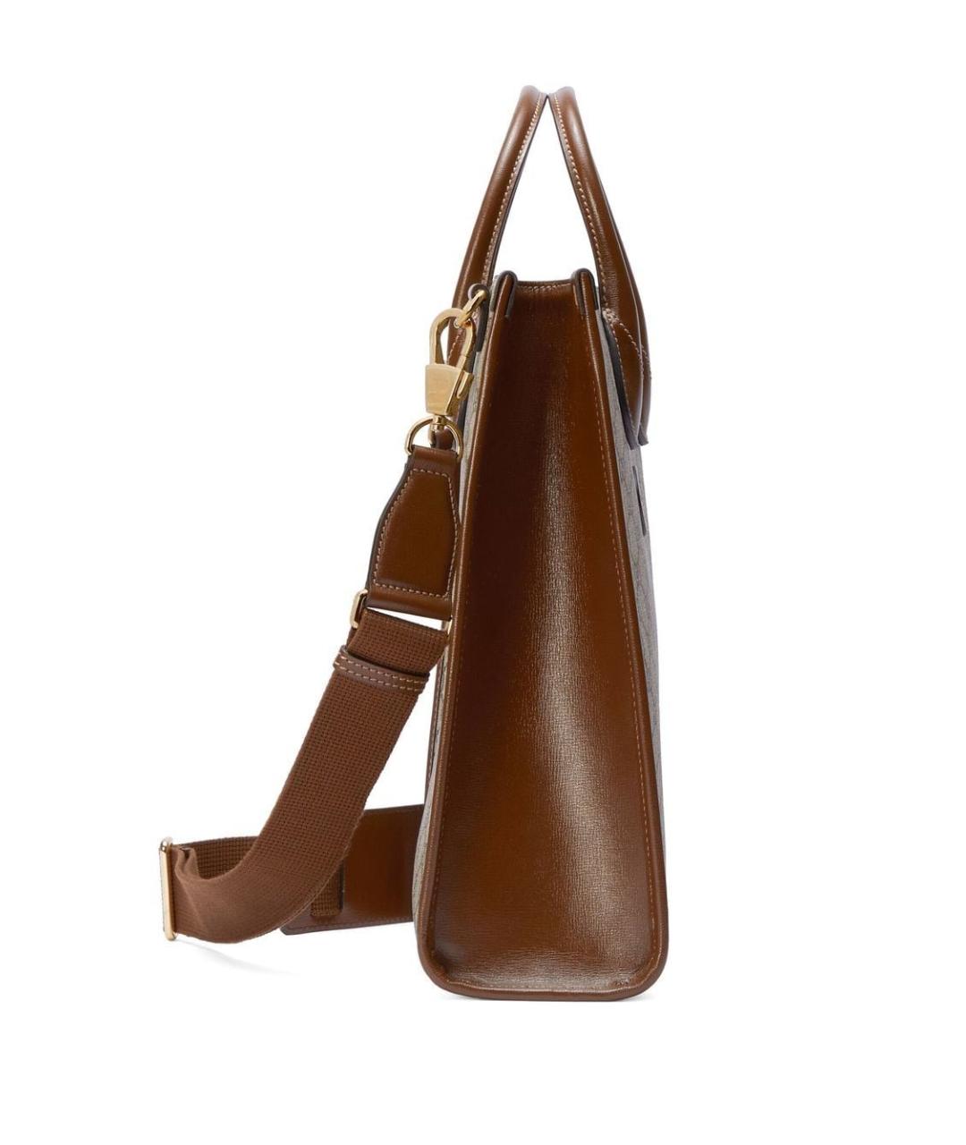 GUCCI Мульти жаккардовая сумка тоут, фото 3