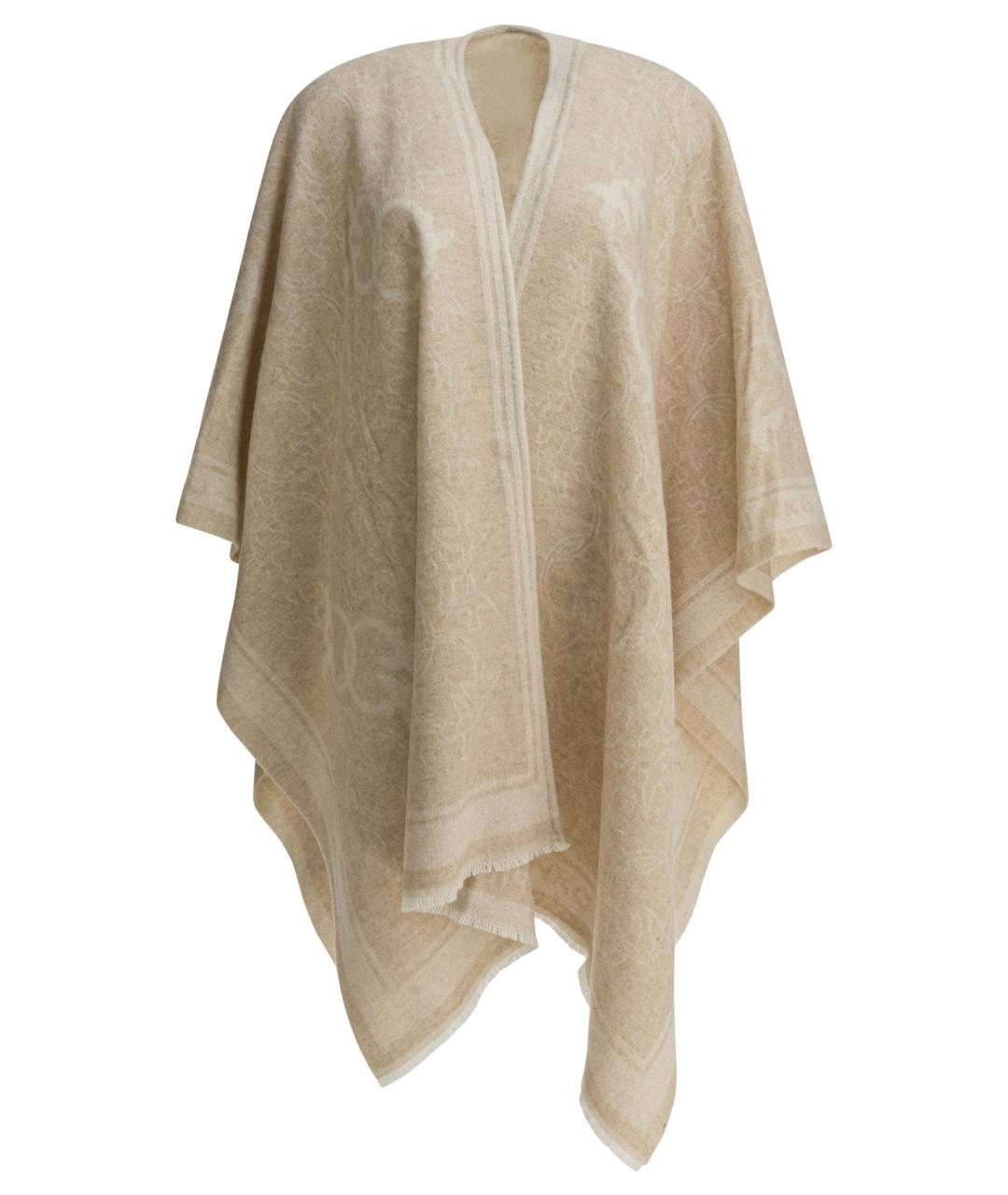 PINKO Бежевый шерстяной кардиган, фото 1