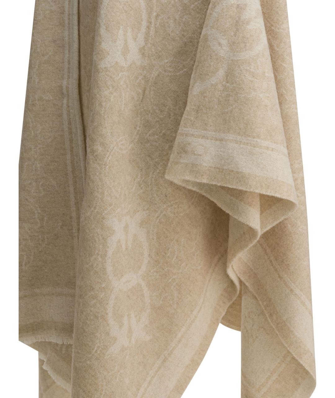 PINKO Бежевый шерстяной кардиган, фото 4