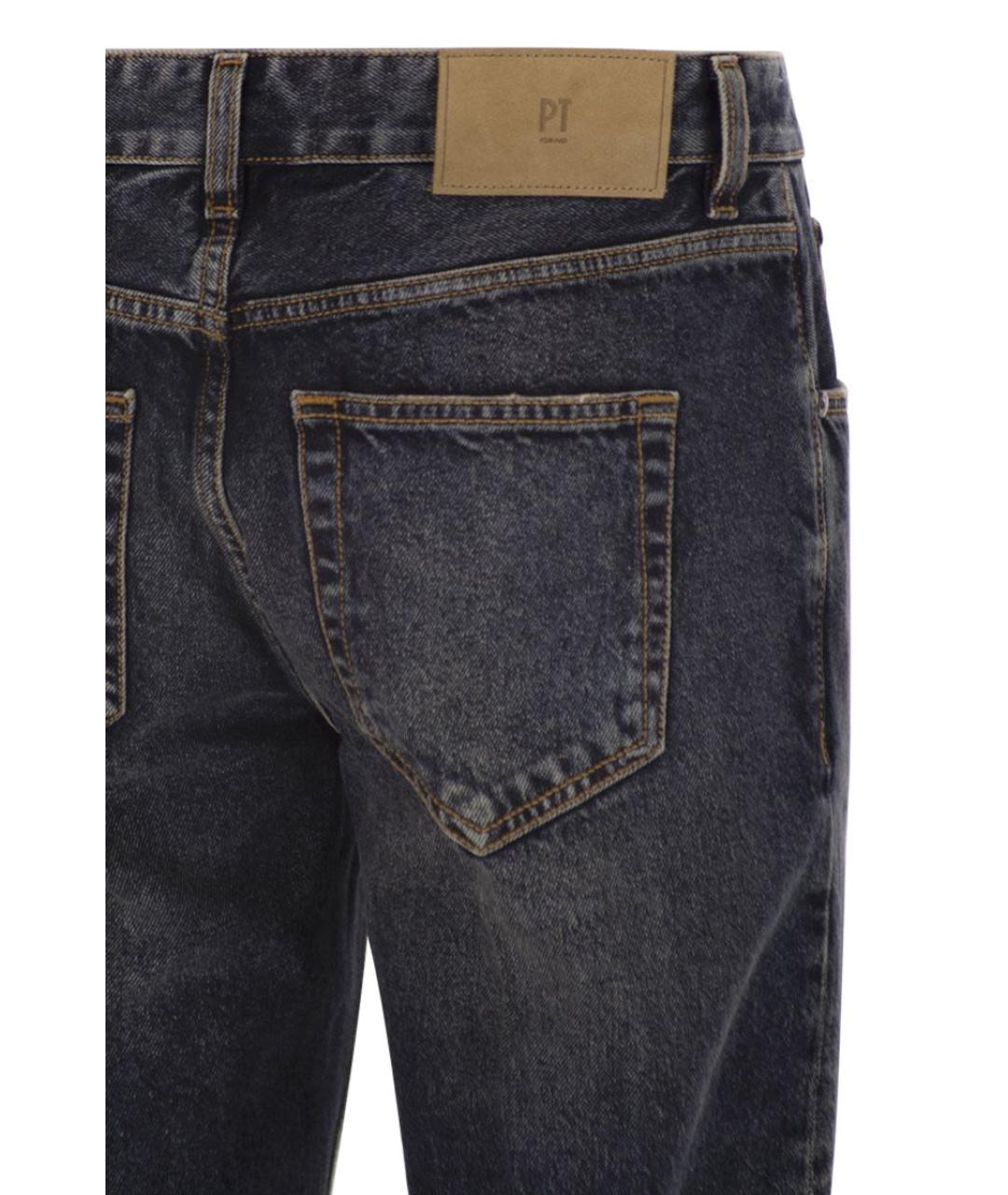 PT TORINO Синие хлопковые джинсы скинни, фото 4