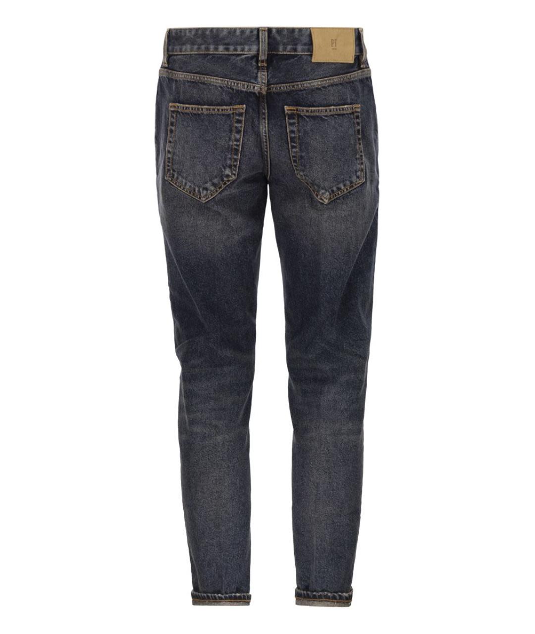 PT TORINO Синие хлопковые джинсы скинни, фото 2