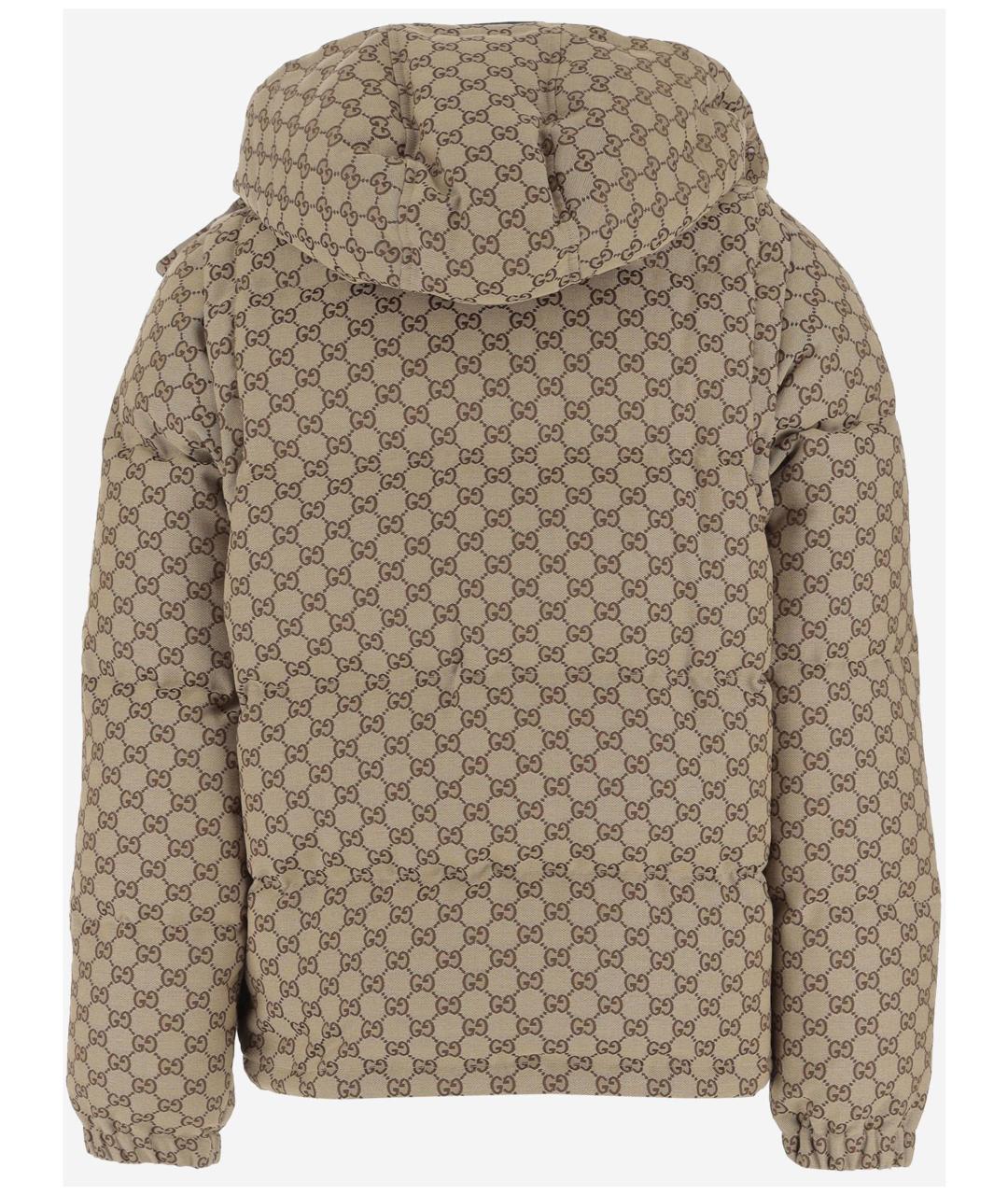 GUCCI Бежевый хлопковый пуховик, фото 2