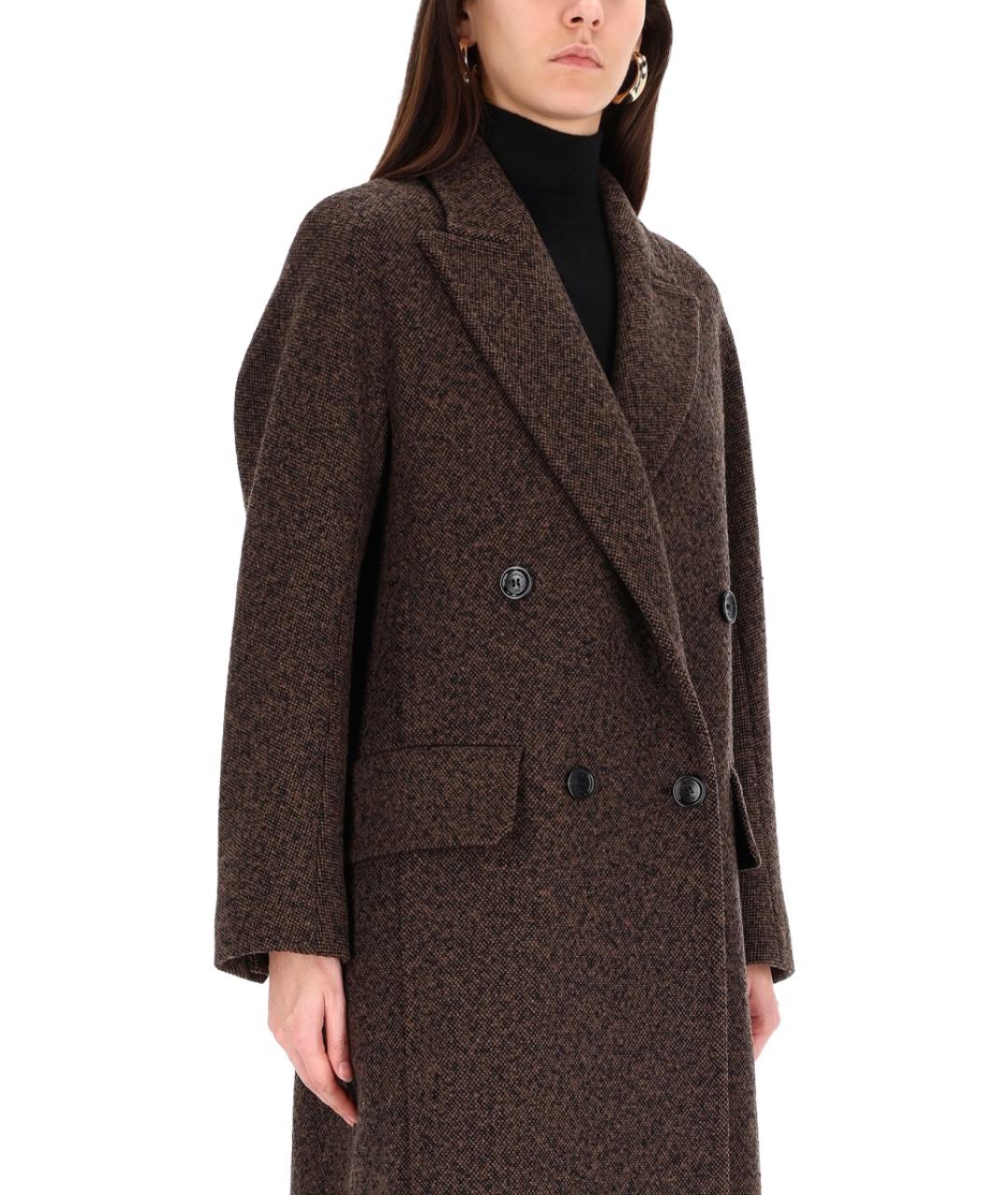 MAX MARA Мульти шерстяное пальто, фото 5