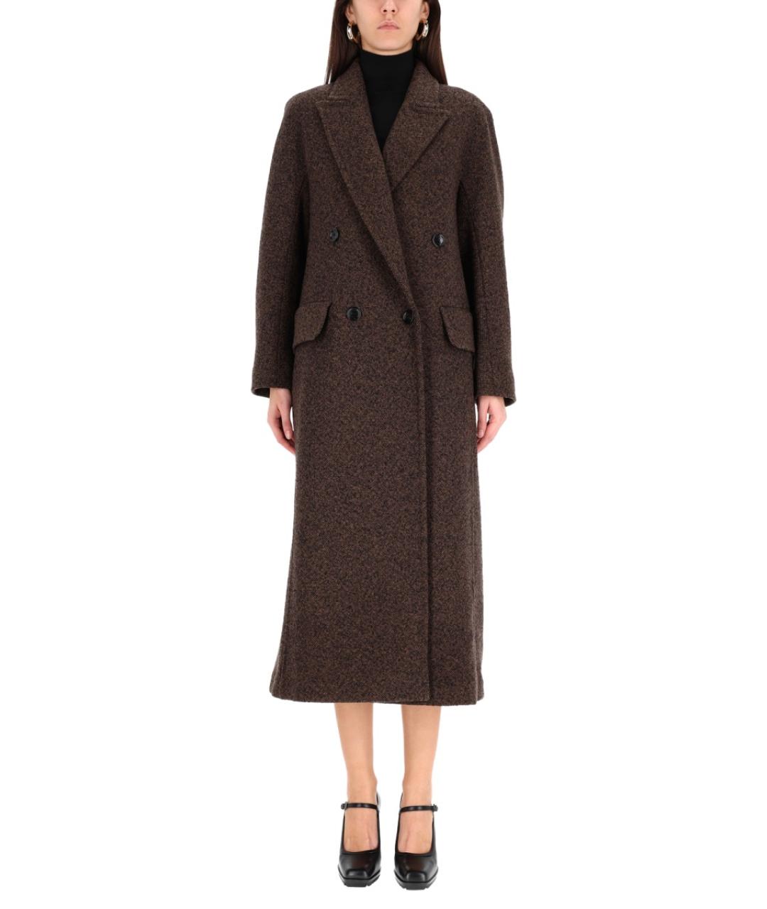 MAX MARA Мульти шерстяное пальто, фото 2