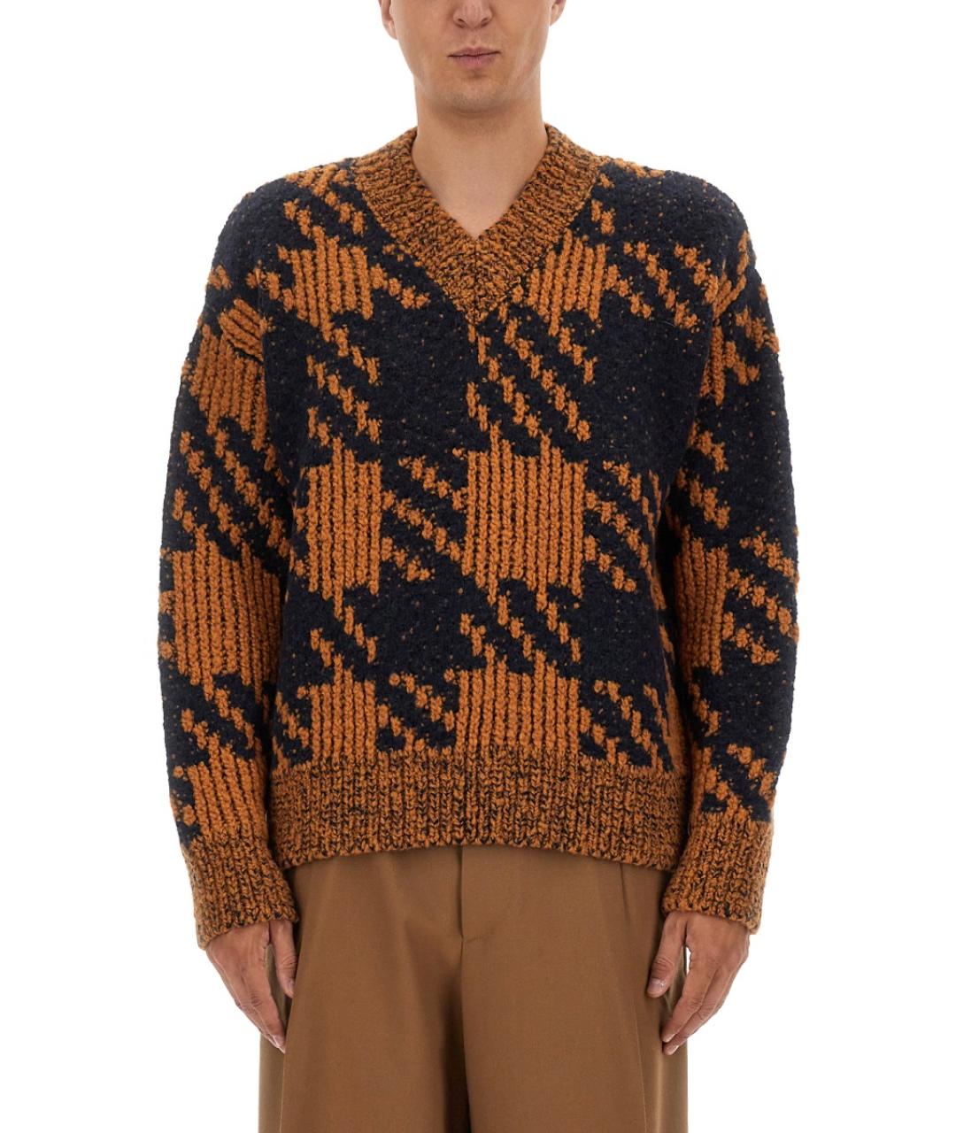 DRIES VAN NOTEN Мульти шерстяной джемпер / свитер, фото 2