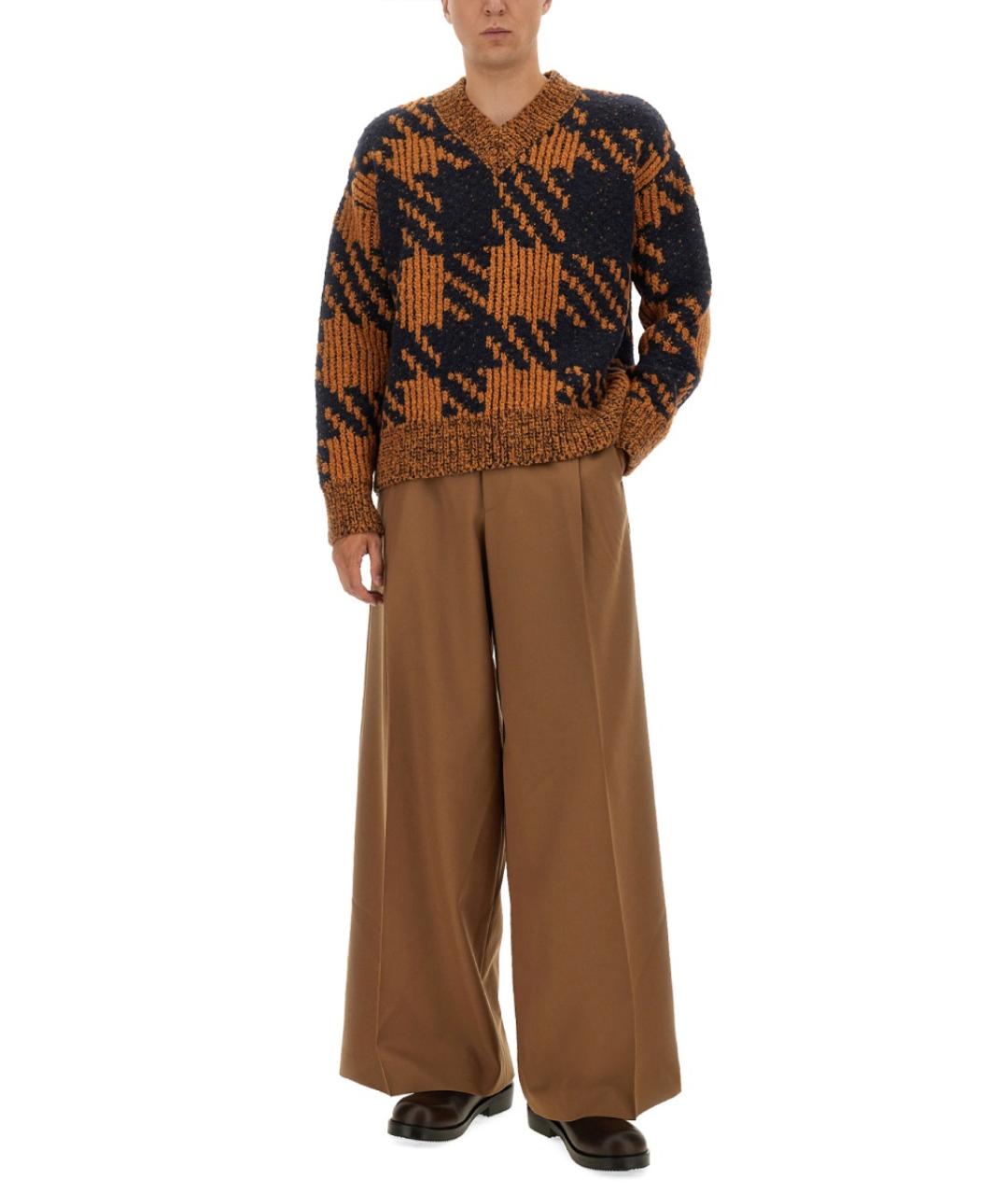 DRIES VAN NOTEN Мульти шерстяной джемпер / свитер, фото 3