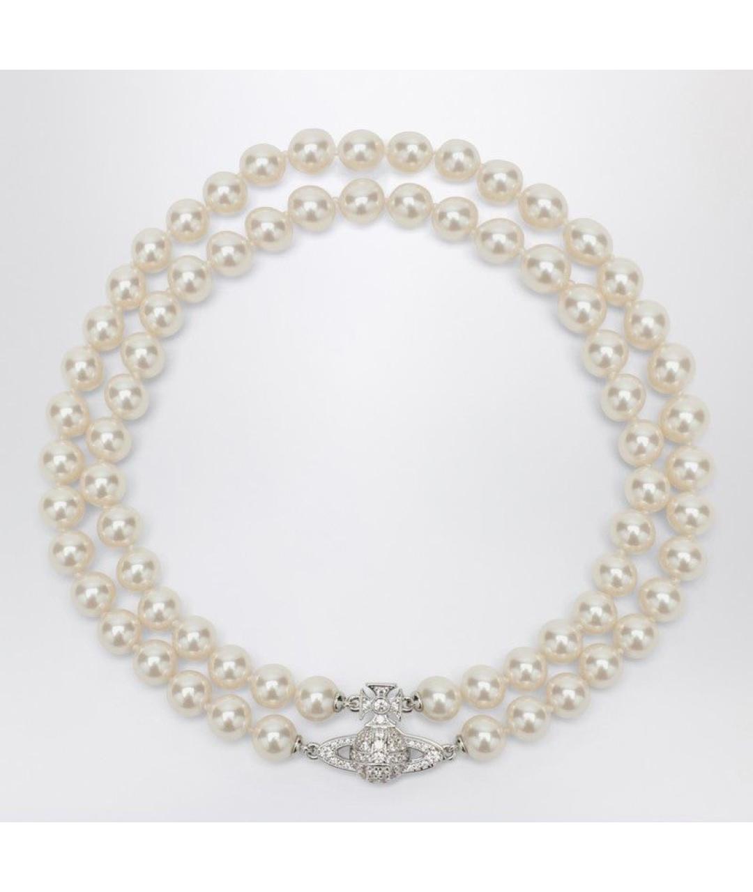 VIVIENNE WESTWOOD Белое колье, фото 3