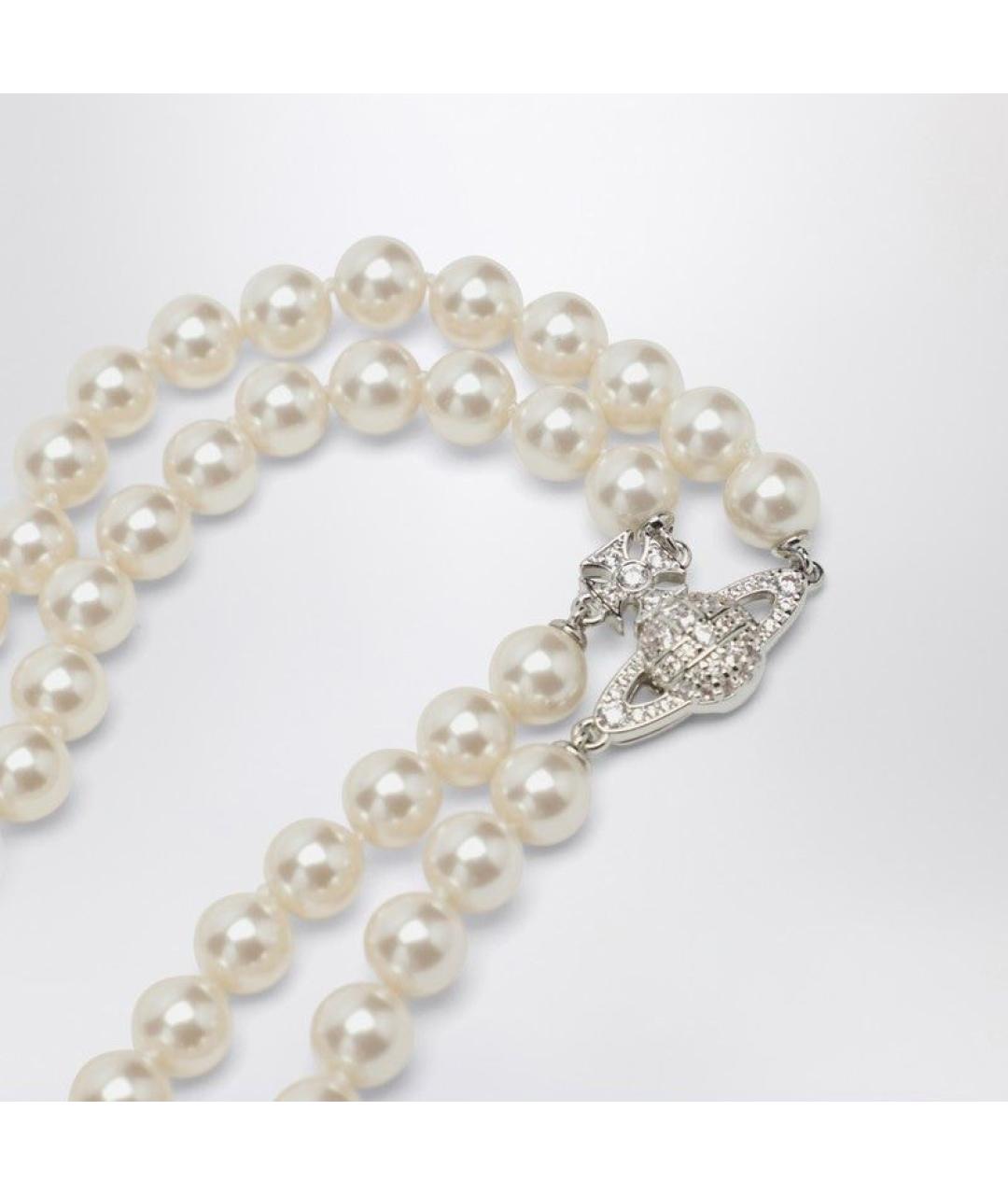 VIVIENNE WESTWOOD Белое колье, фото 2