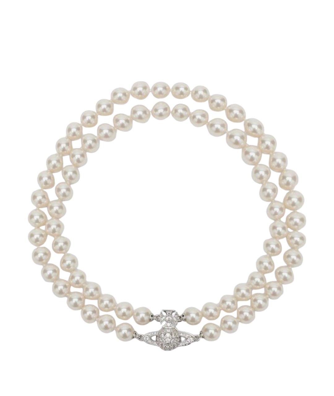 VIVIENNE WESTWOOD Белое колье, фото 1