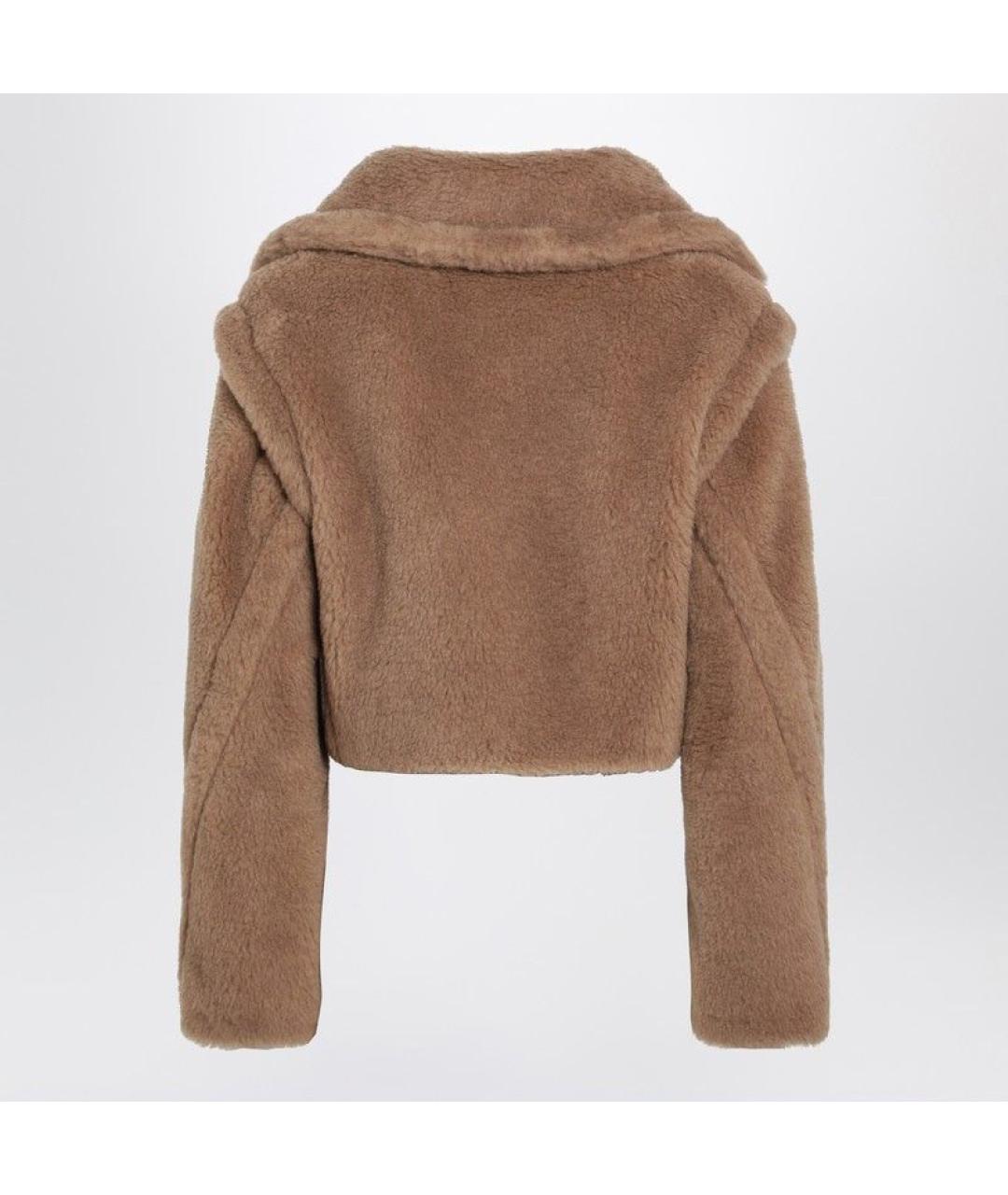 MAX MARA Бежевое шерстяное пальто, фото 2