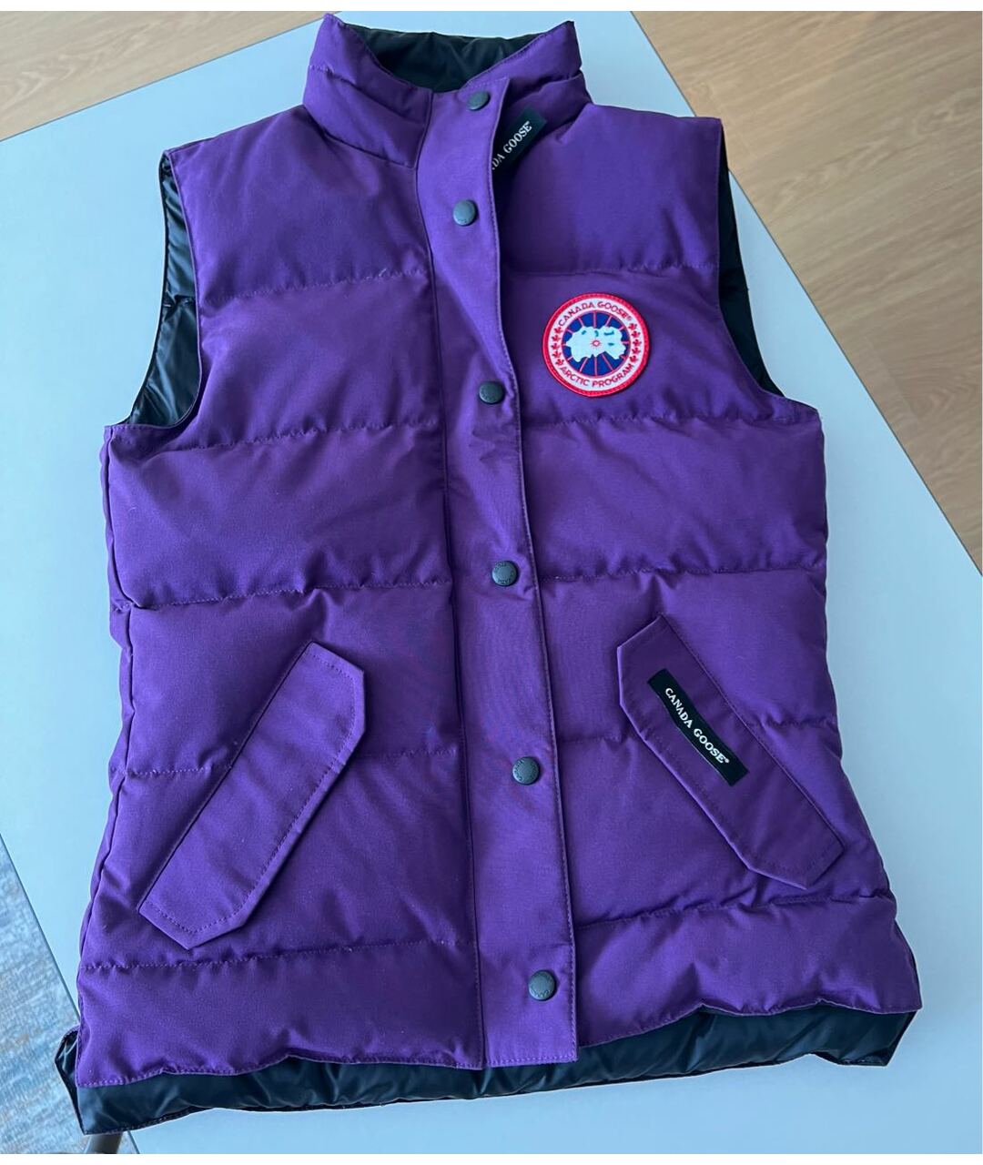CANADA GOOSE Фиолетовый жилет, фото 3