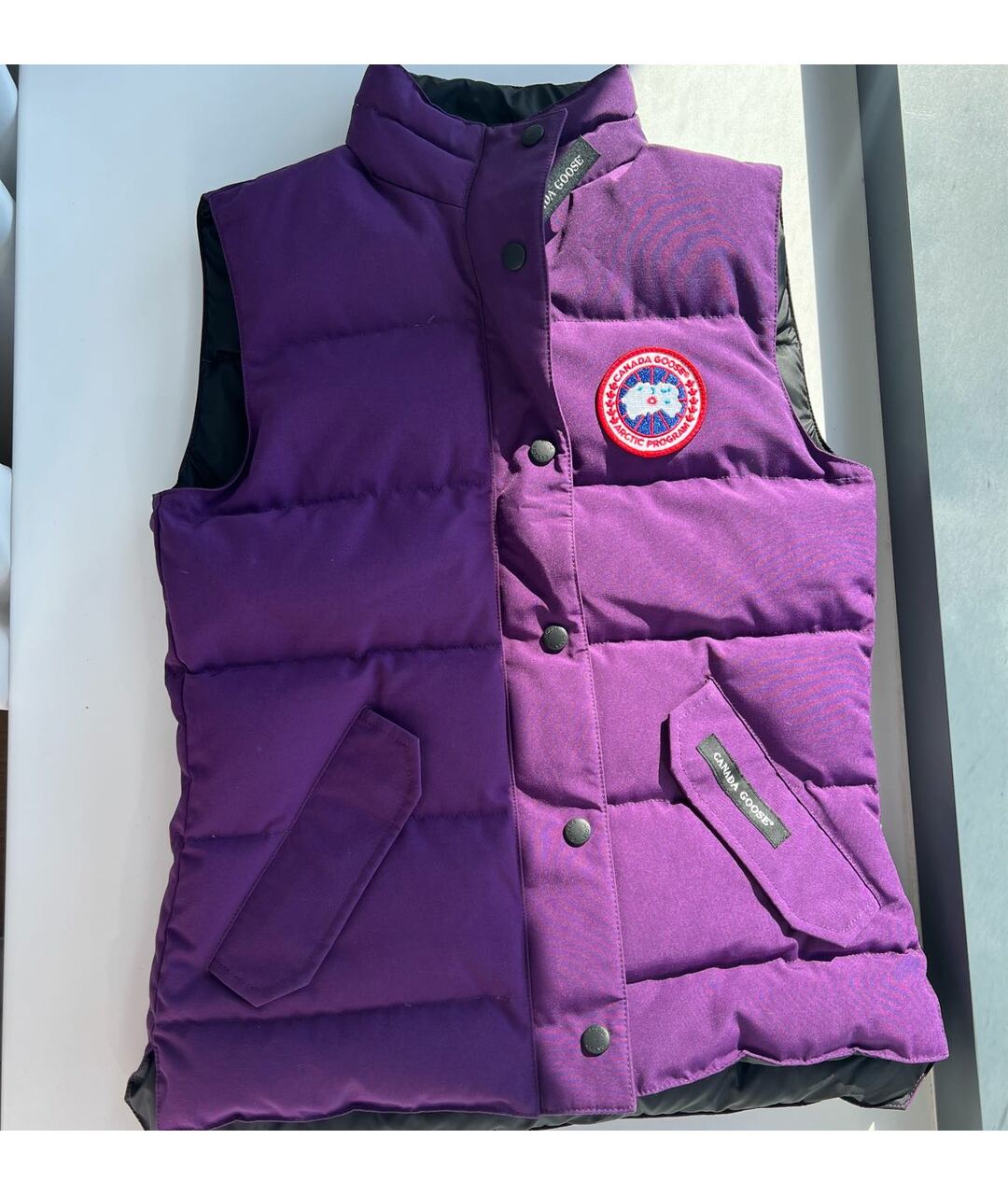 CANADA GOOSE Фиолетовый жилет, фото 2