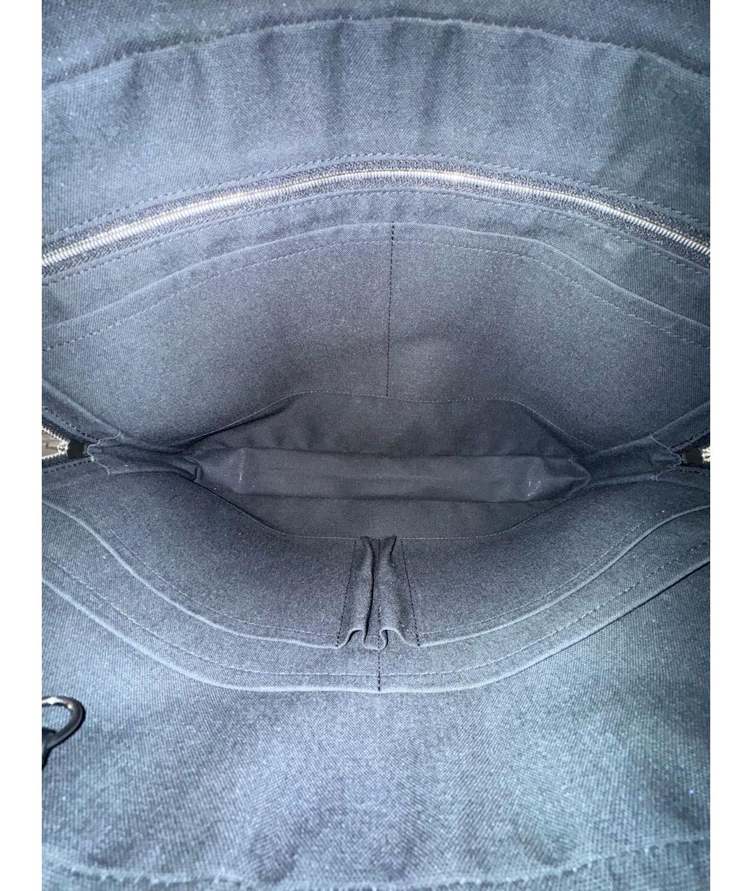 LOUIS VUITTON Черный портфель, фото 7