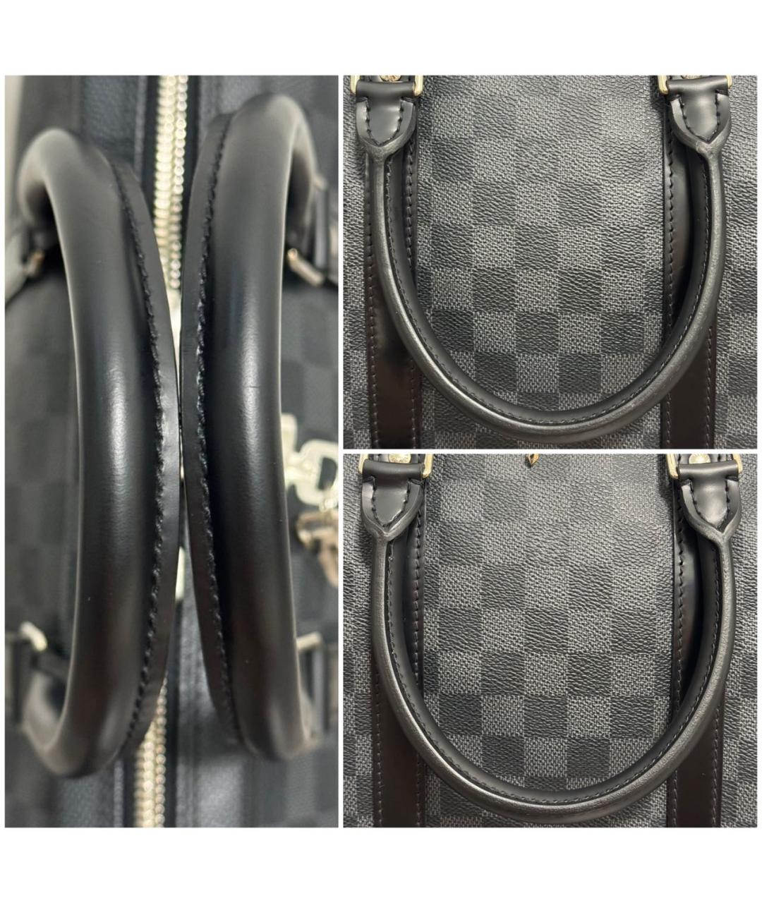 LOUIS VUITTON Черный портфель, фото 5