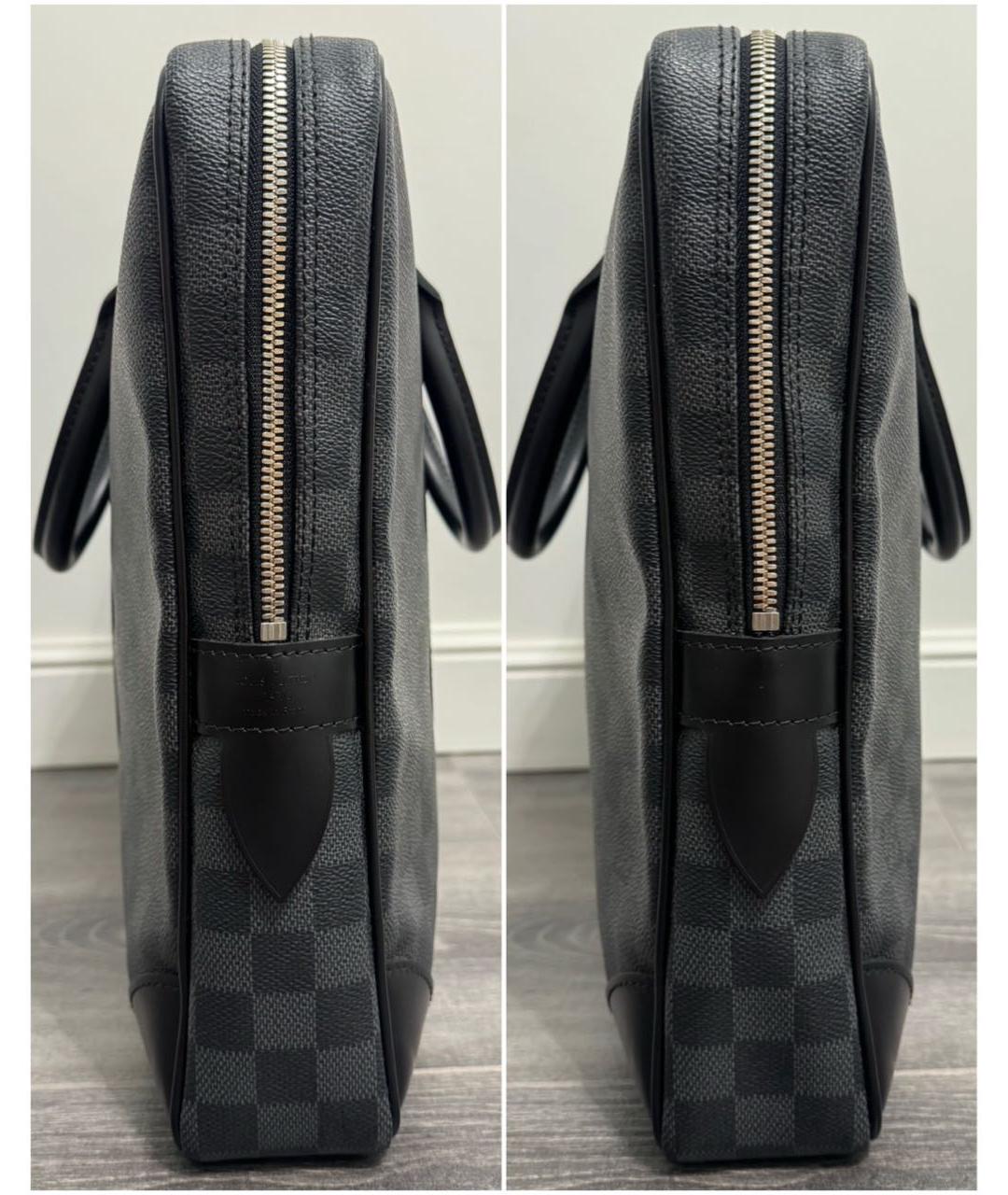 LOUIS VUITTON Черный портфель, фото 3