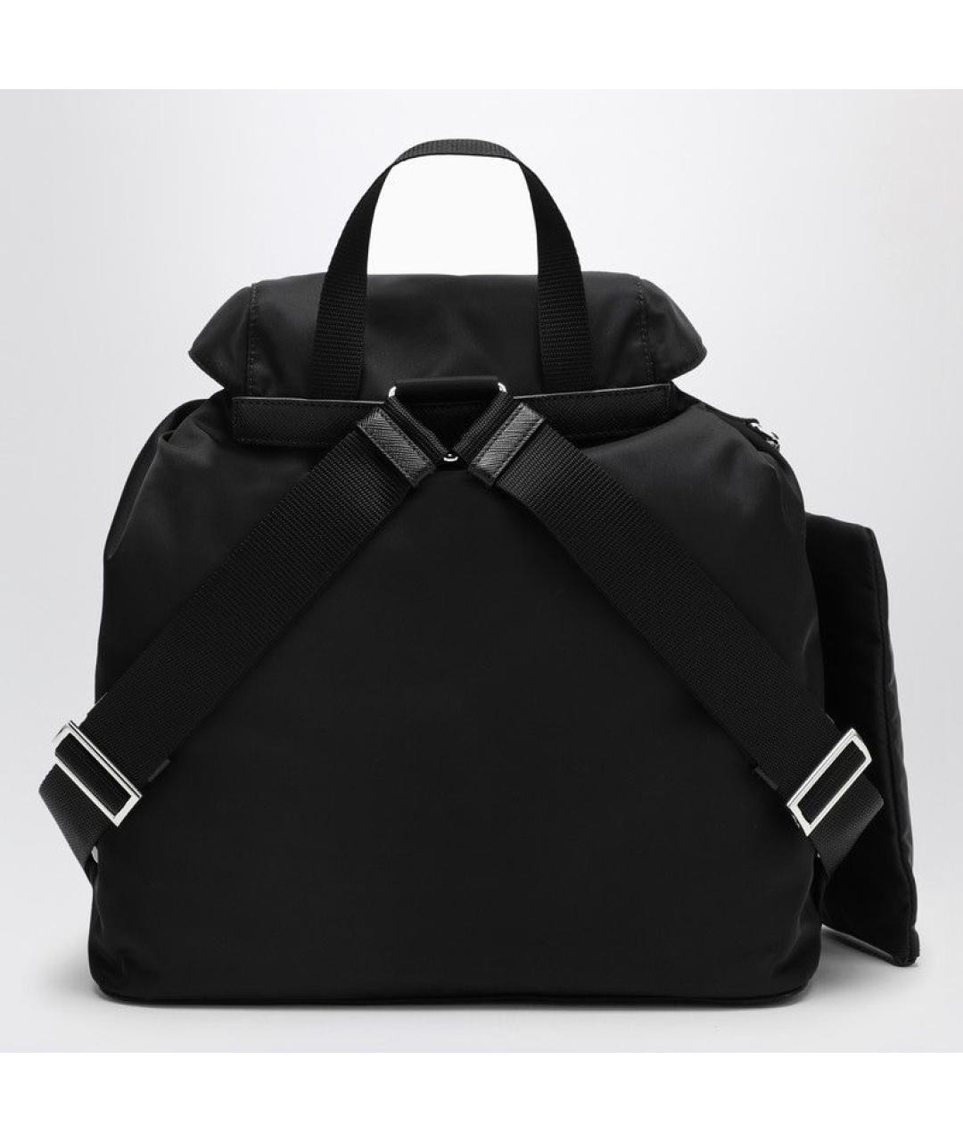 PRADA Черный синтетический рюкзак, фото 2
