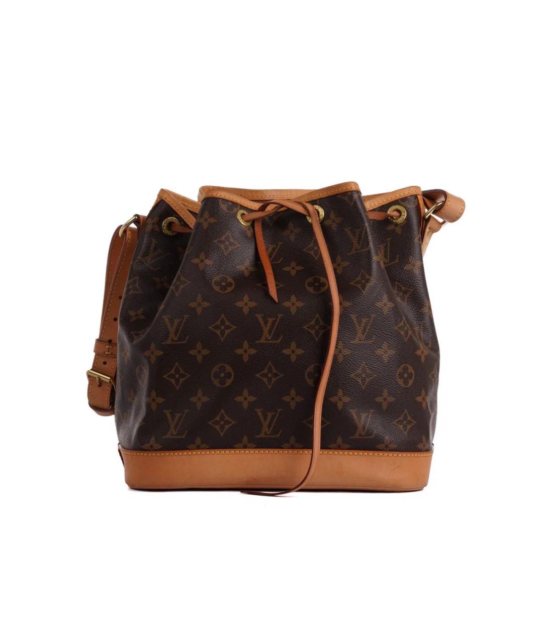 LOUIS VUITTON Коричневая кожаная сумка тоут, фото 2