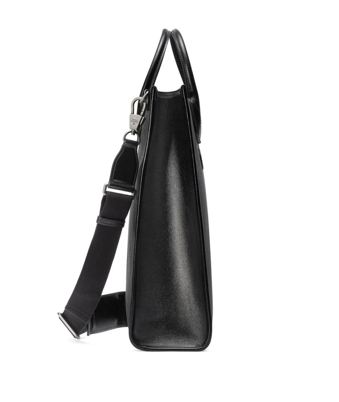 GUCCI Черная сумка тоут, фото 3