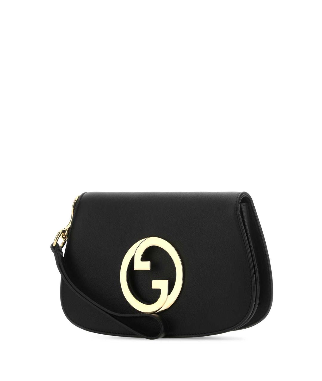 GUCCI Черная кожаная барсетка, фото 2