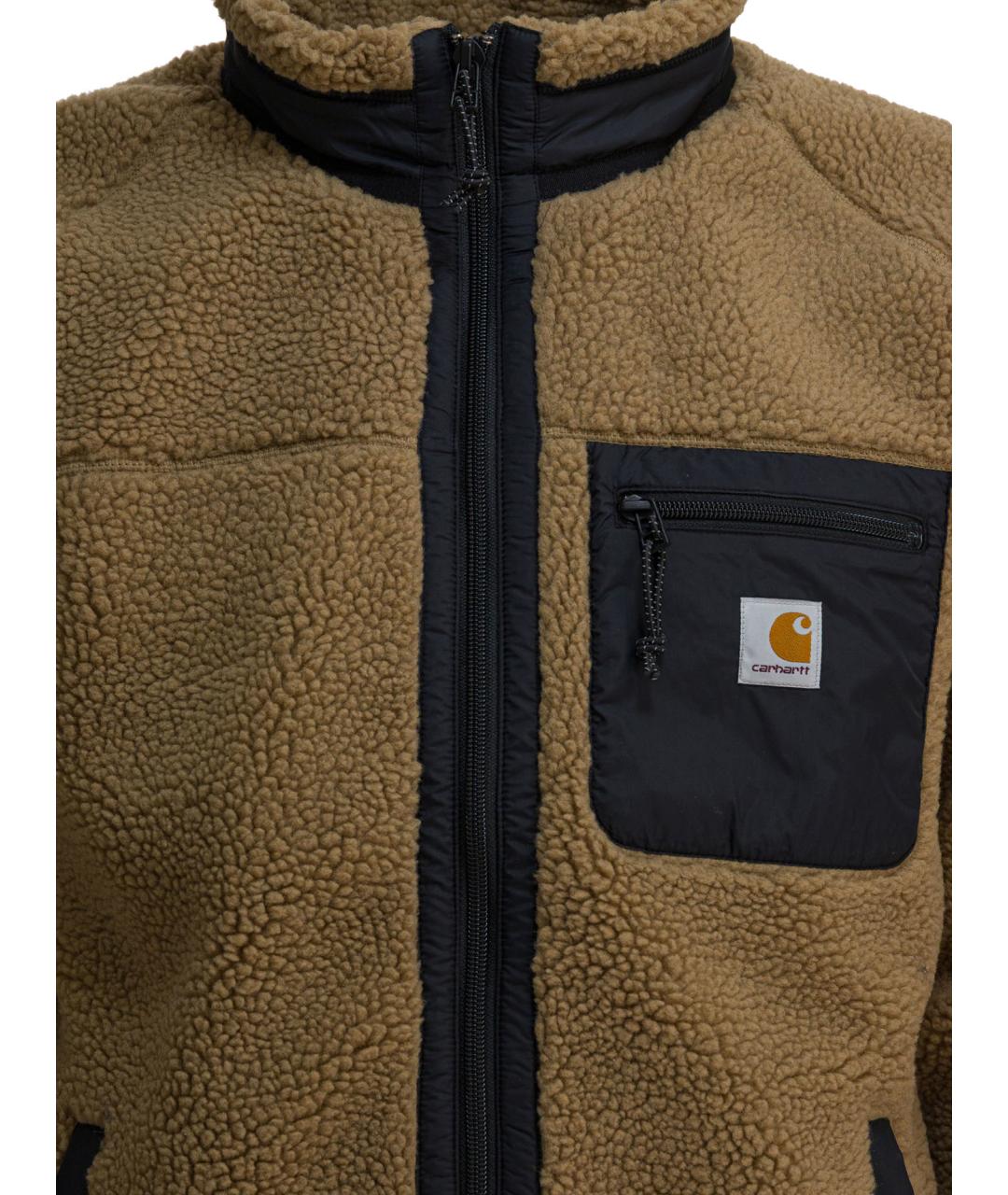 CARHARTT WIP Коричневая полиэстеровая куртка, фото 3