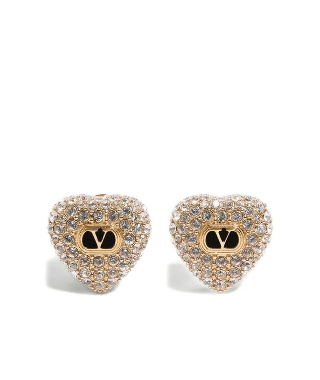VALENTINO Золотые металлические серьги, фото 1