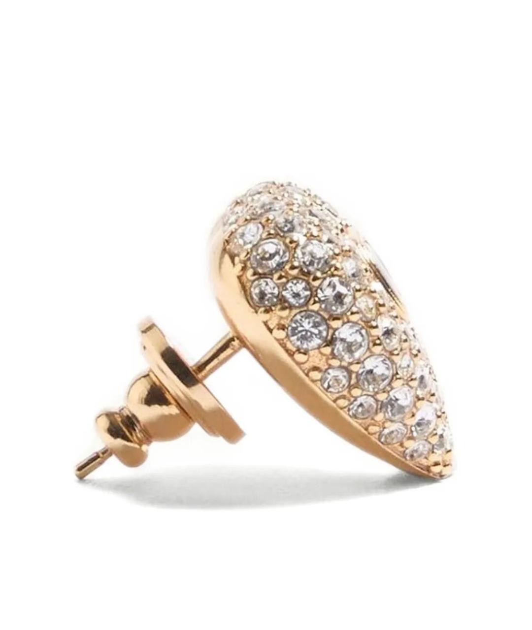 VALENTINO Золотые металлические серьги, фото 3