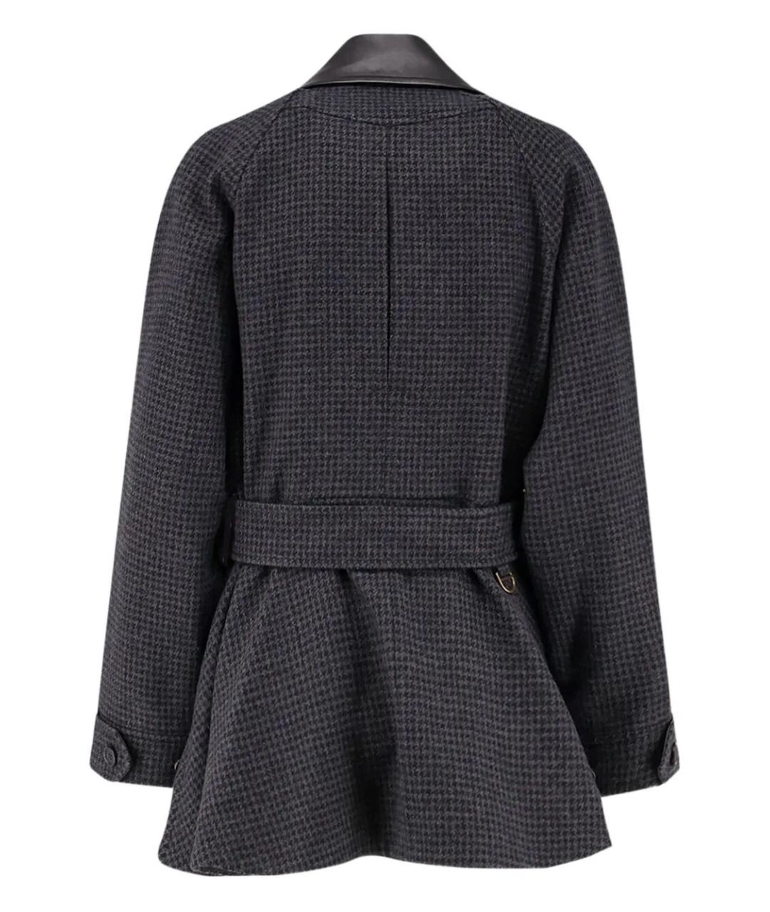 CHLOE Черное шерстяное пальто, фото 2